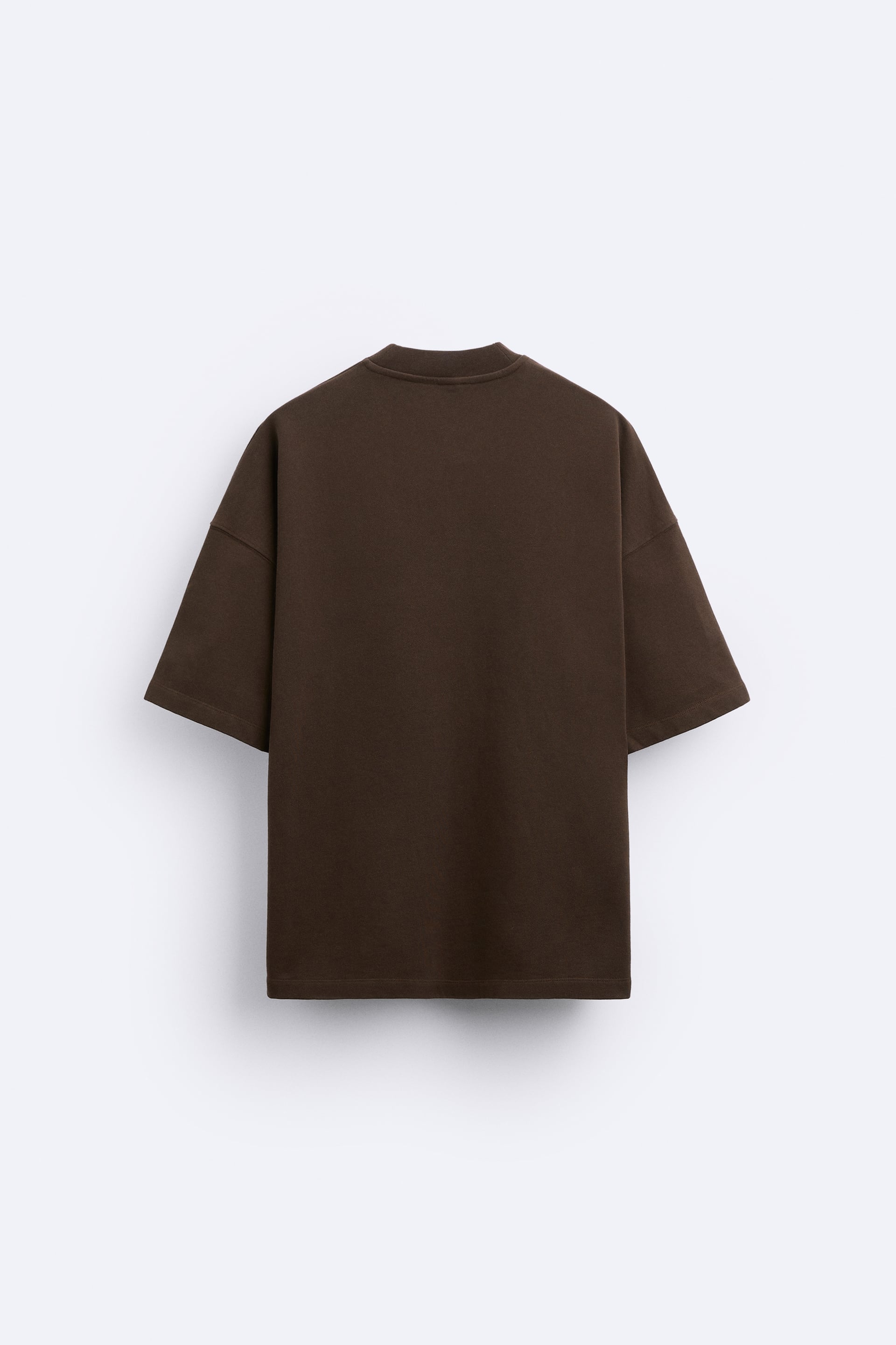 WOOD BROWN LOOSE FIT T-SHIRT