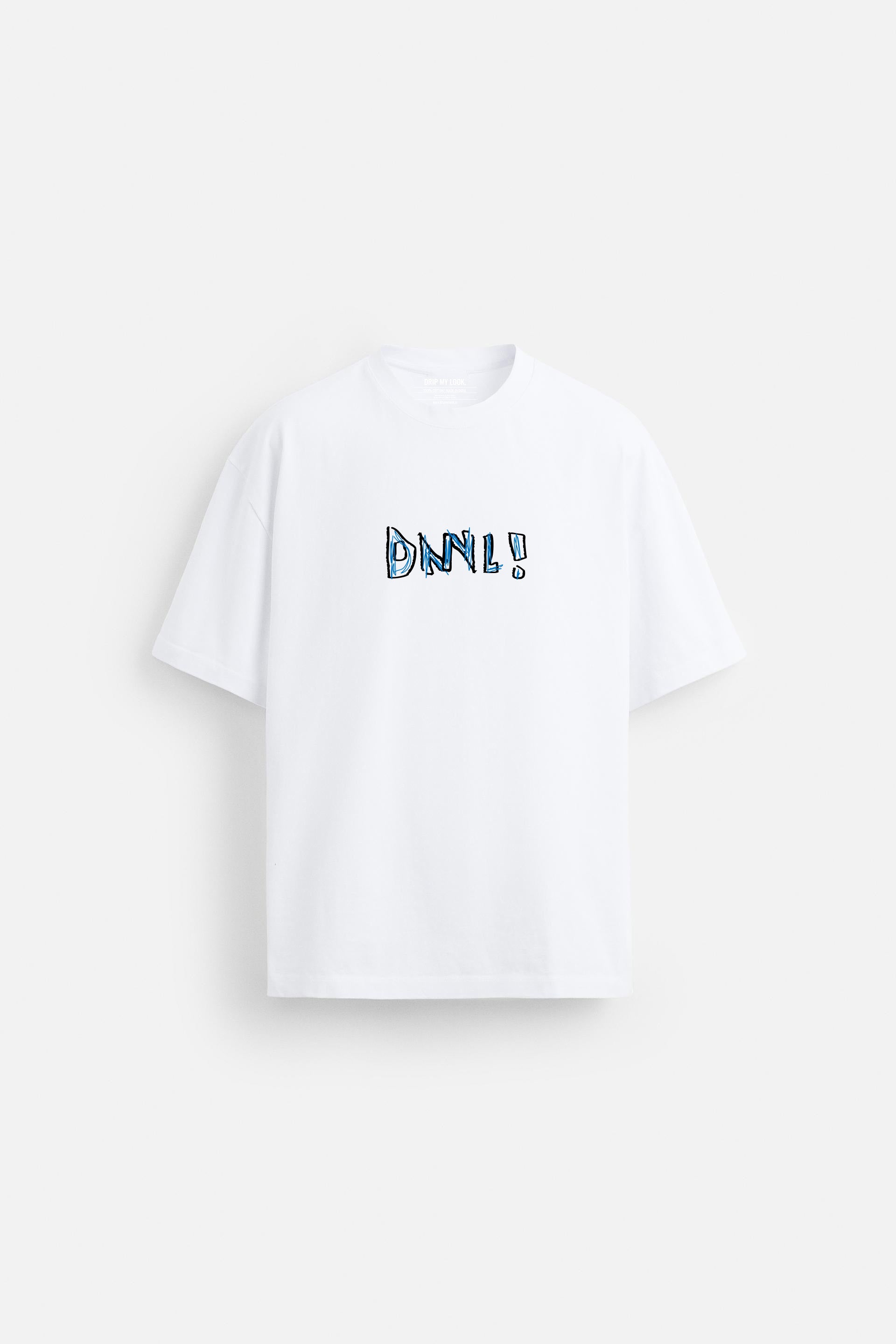 SATISFIED WHITE LOOSEFIT TSHIRT