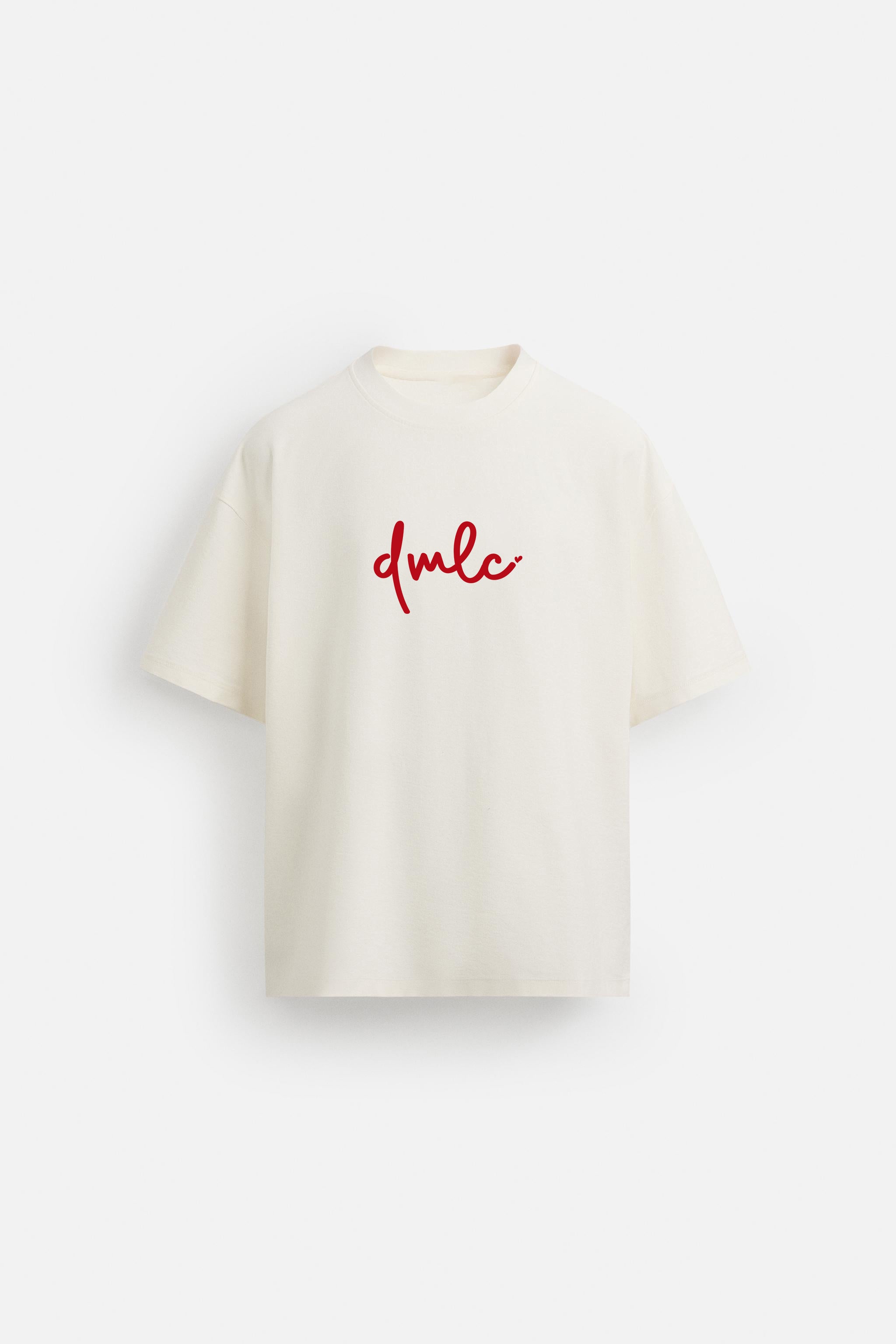 TOLD GPT PEARL WHITE TERRY OVERSIZED TSHIRT