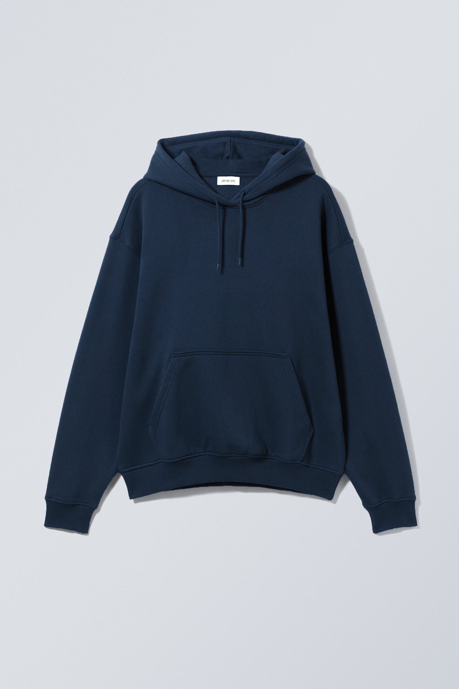 NAVY FLEECE HEAVYWEIGHT OVERSIZED HOODIE – DRIP MY LOOK CLOTHING