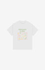 SUMMER LOVE WHITE OVERSIZED T-SHIRT