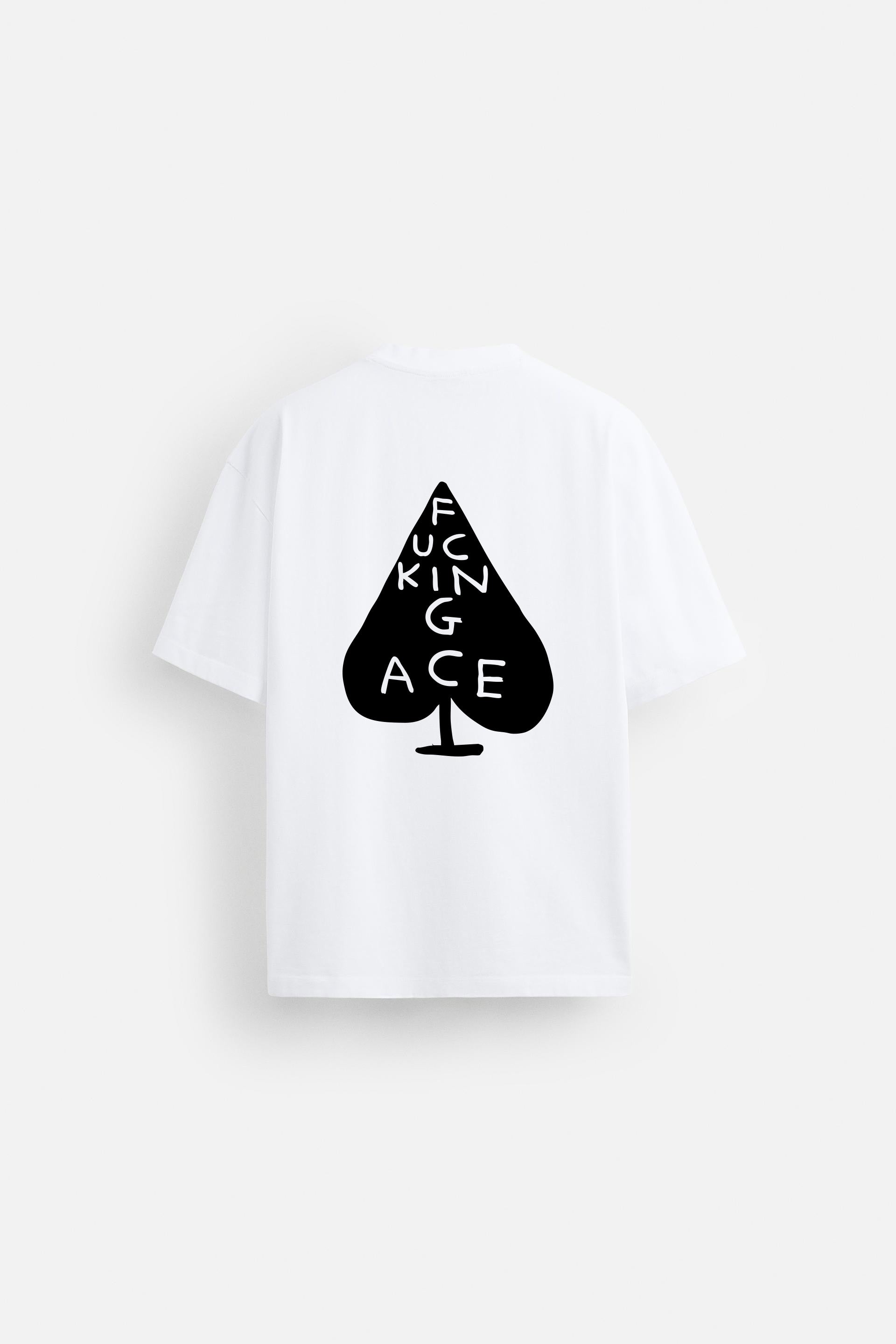 THE ACE WHITE LOOSEFIT TSHIRT