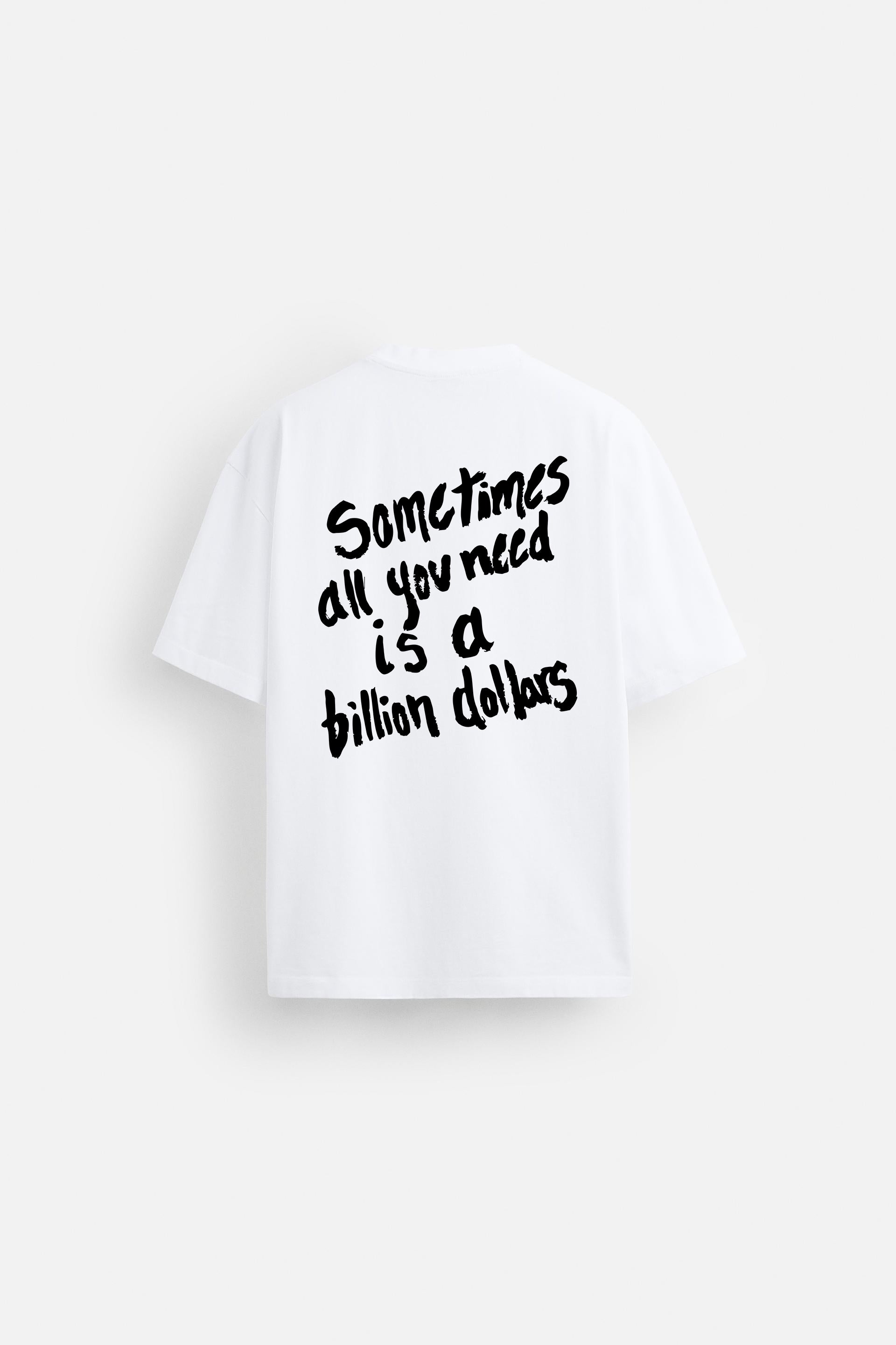 BILLION DOLLAR WHITE LOOSEFIT TSHIRT