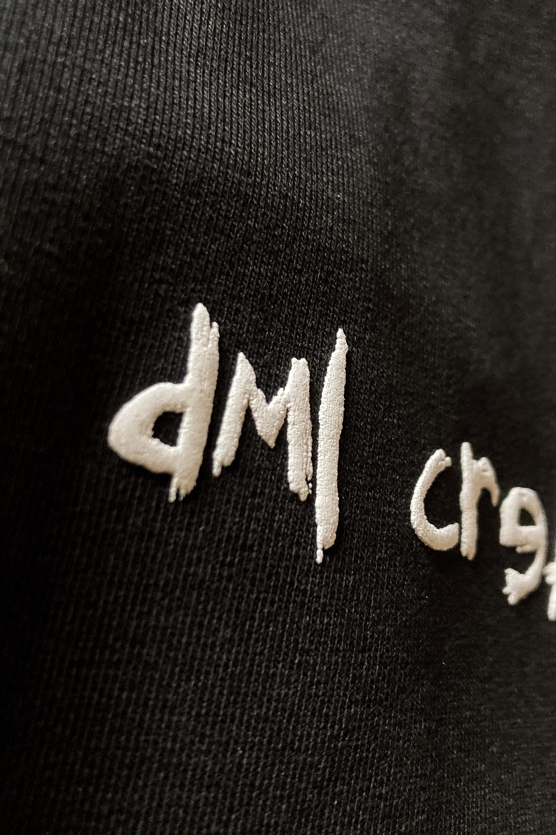 BLACK PORSCHE TSHIRT, FRENCH TERRY OVERSIZED T-SHIRT