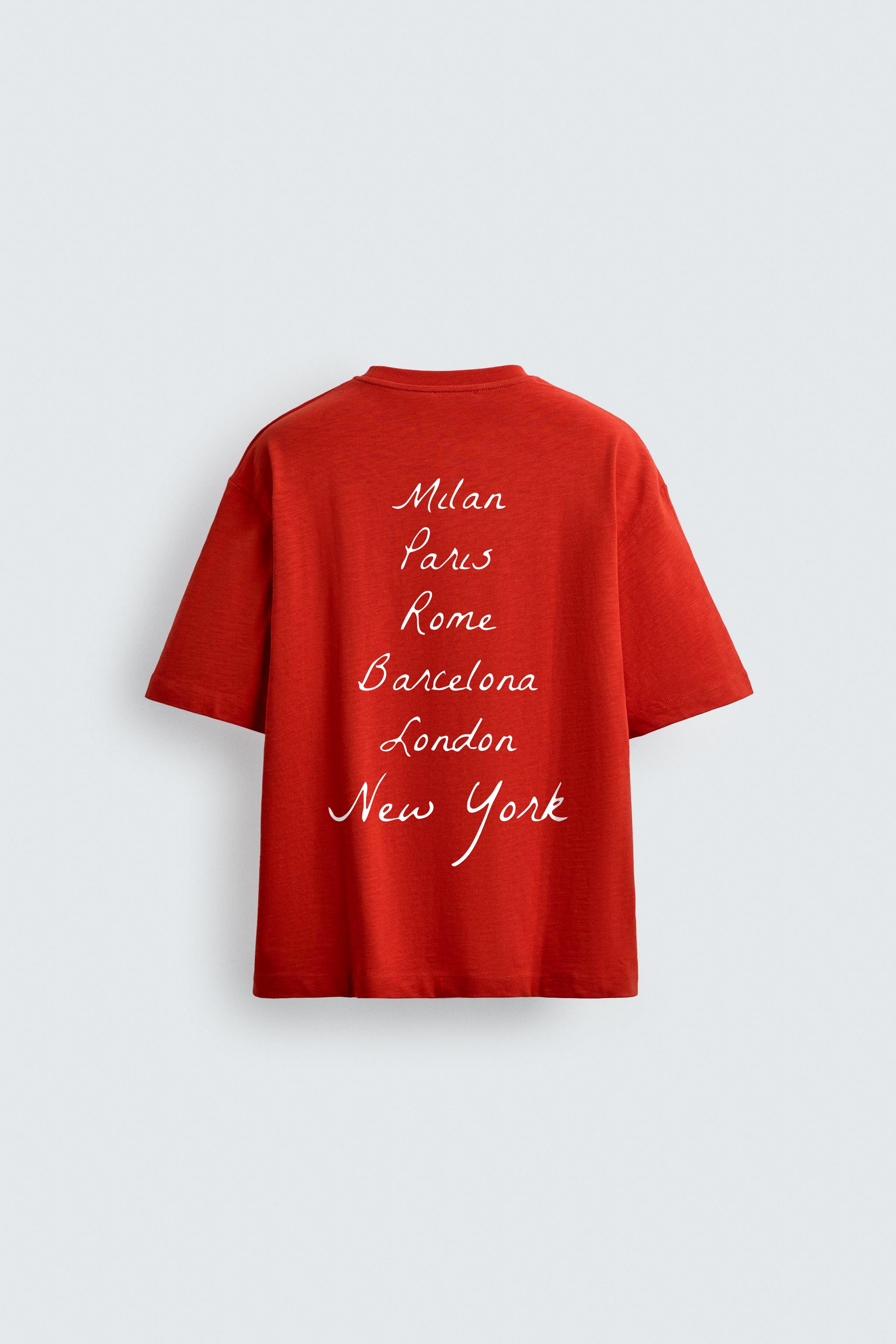 AROUND THE WORLD OVERSIZED TERRY TSHIRT