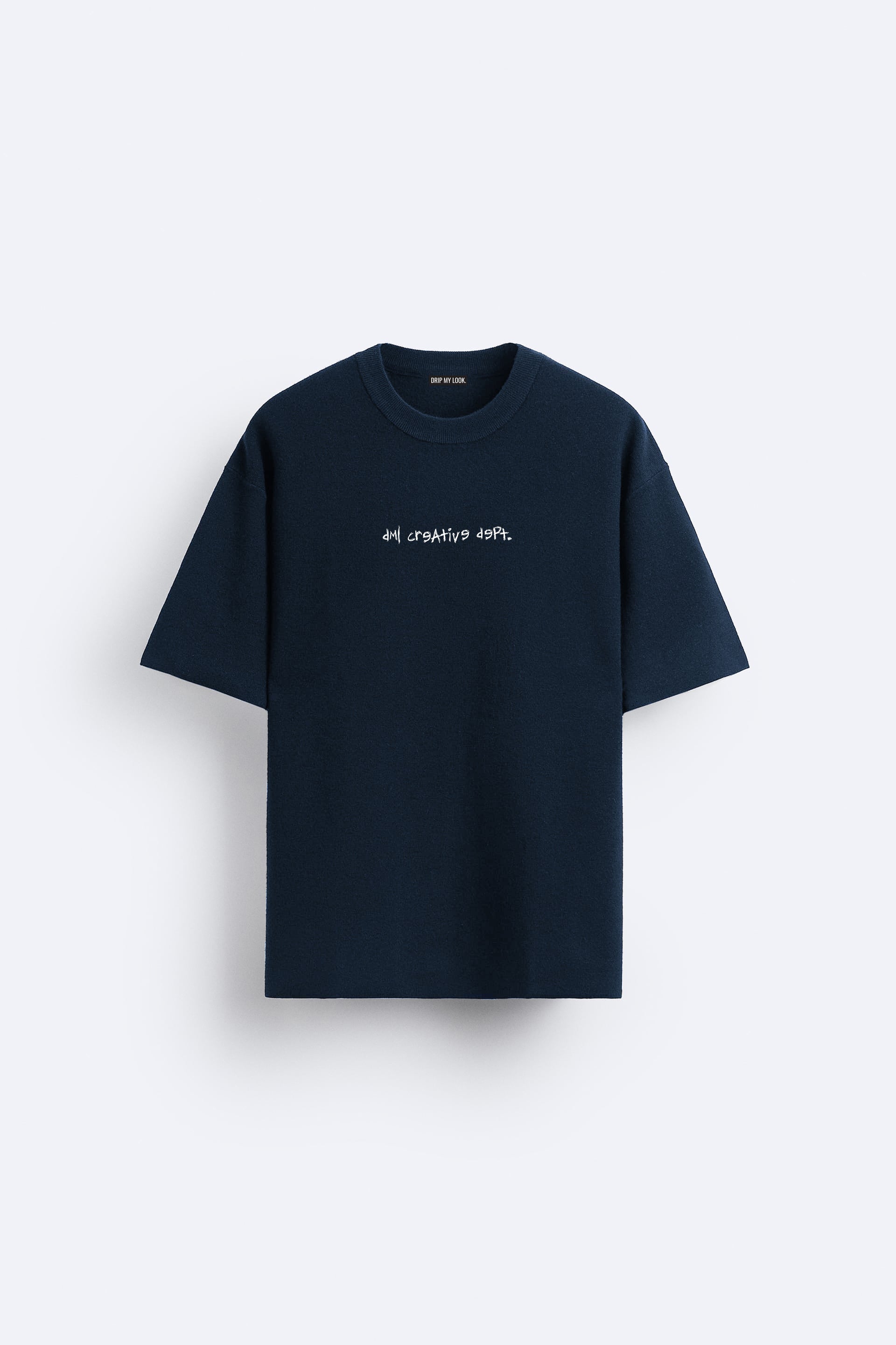 MIDNIGHT NAVY PORSCHE TSHIRT, FRENCH TERRY OVERSIZED T-SHIRT