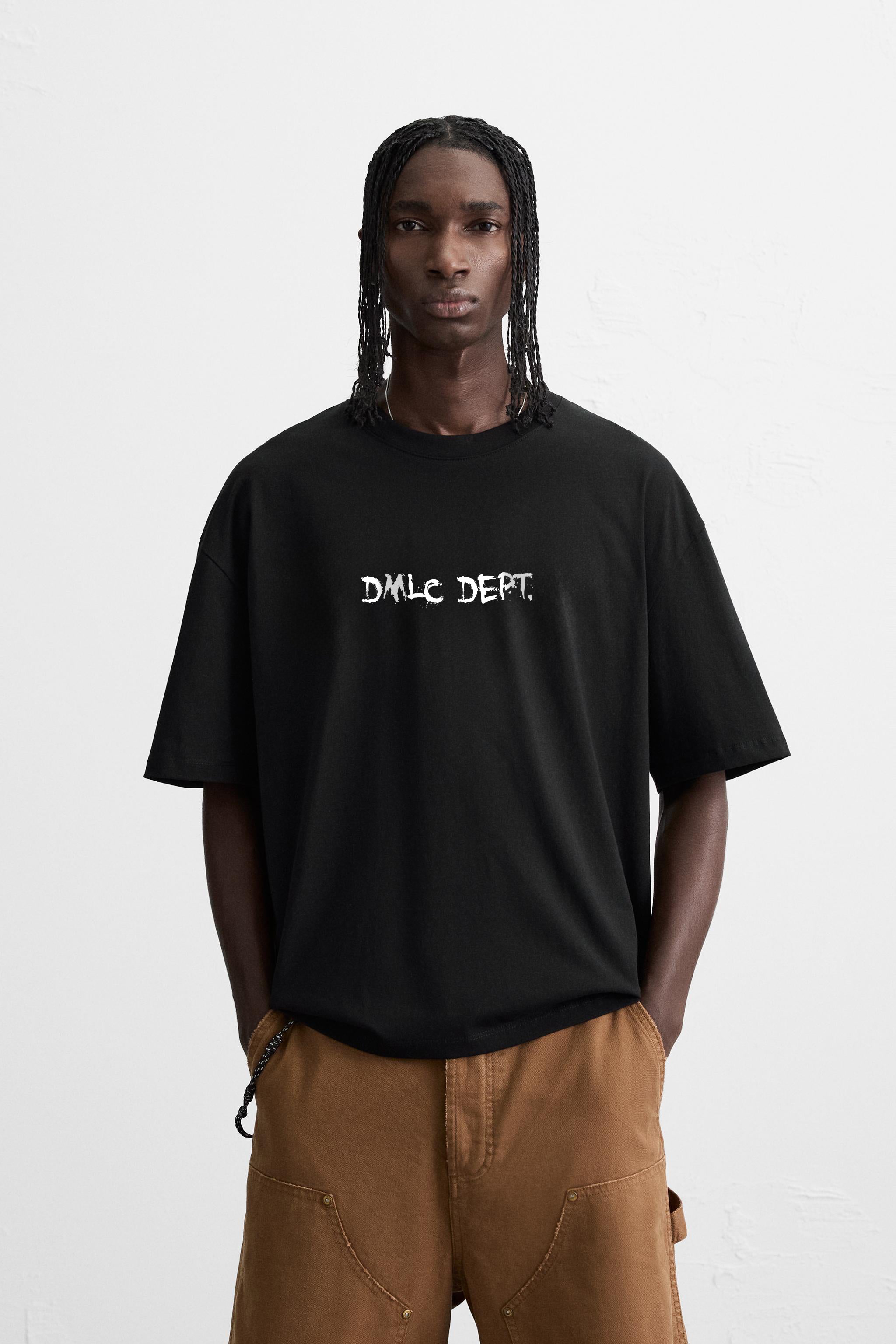 NEED MONEY FOR PORSCHE BLACK TERRYKNIT OVERSIZED TSHIRT