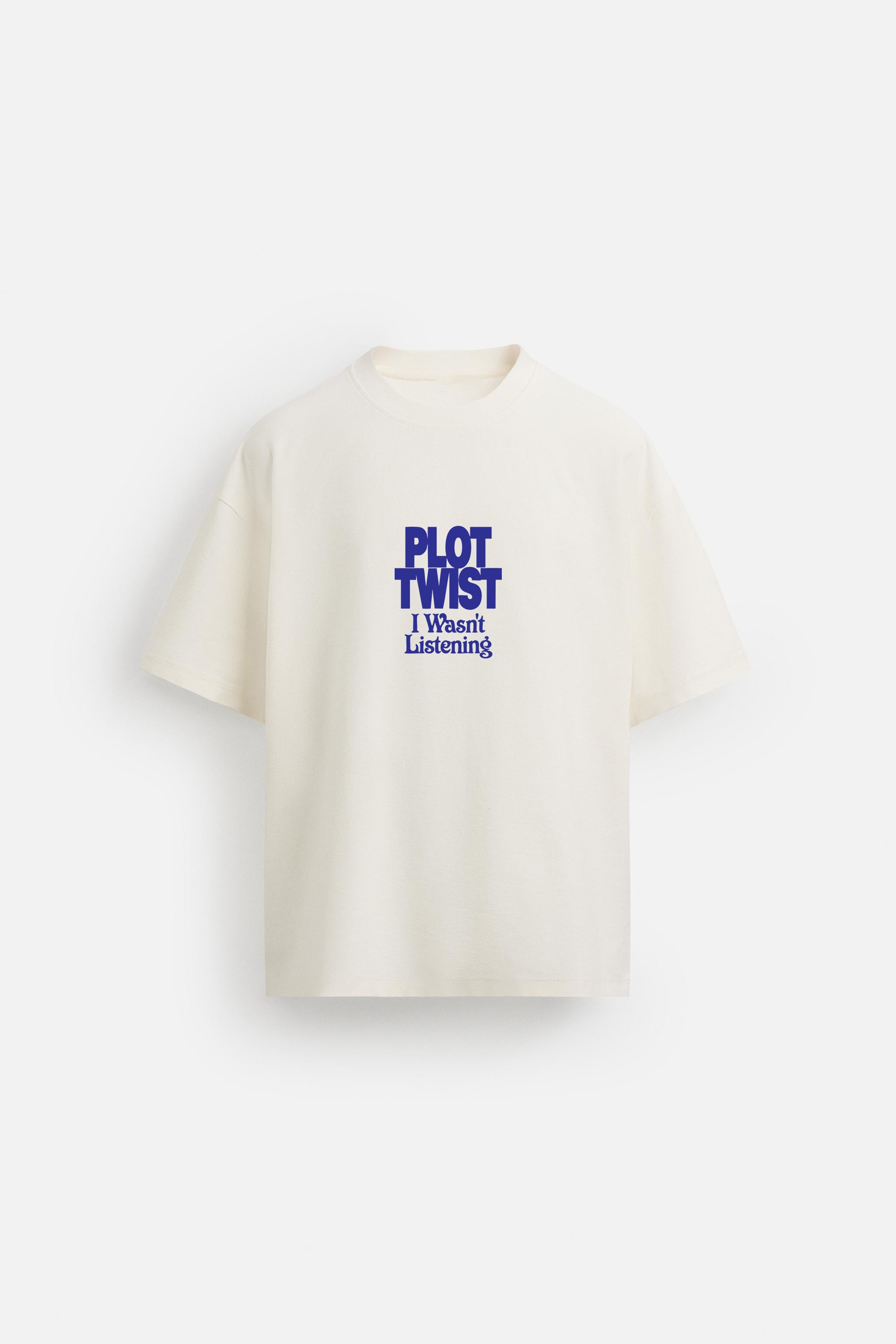 PLOT TWIST OVERSIZED TERRY TSHIRT