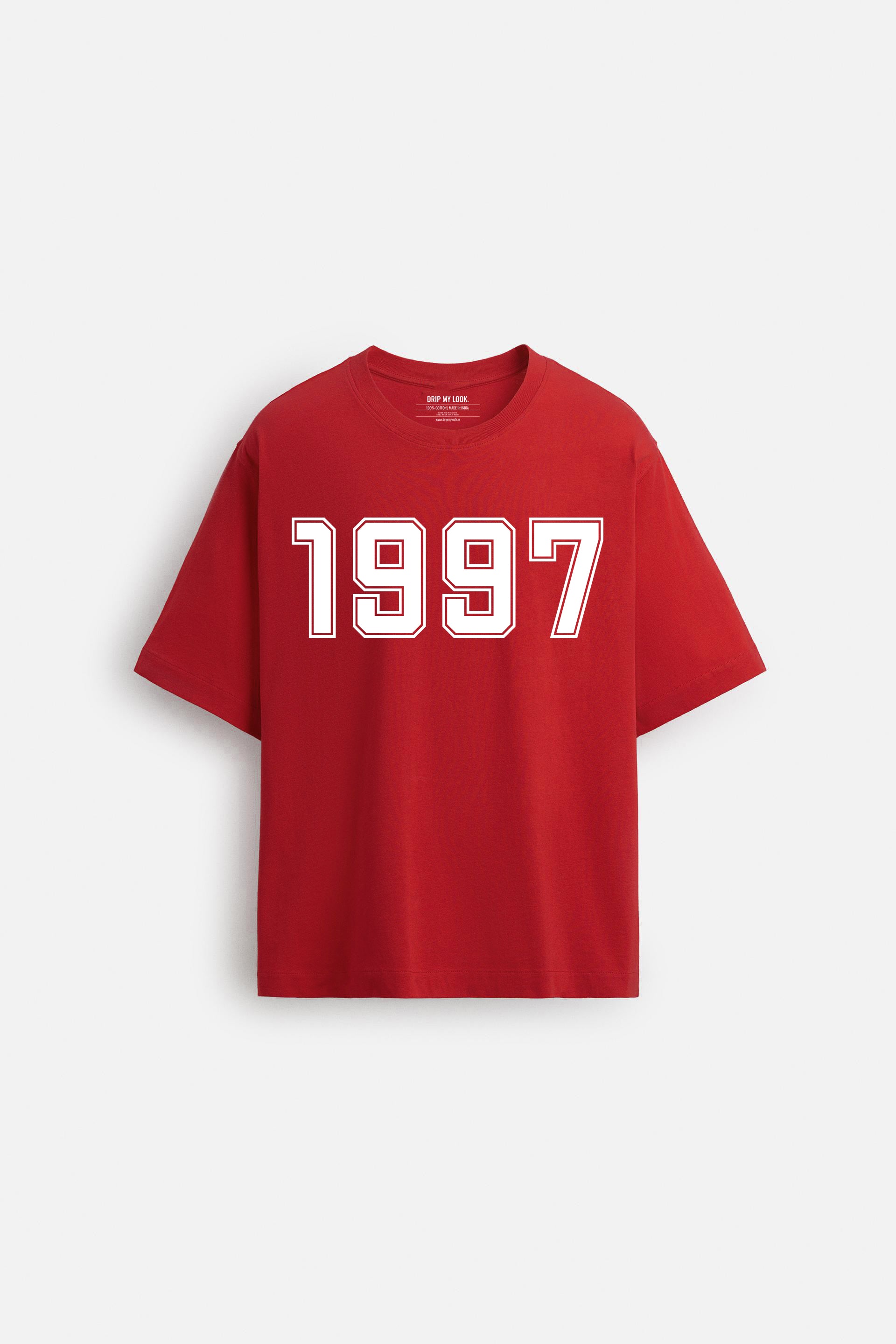 Personalized Name French Terry Oversized Loosefit Tshirt