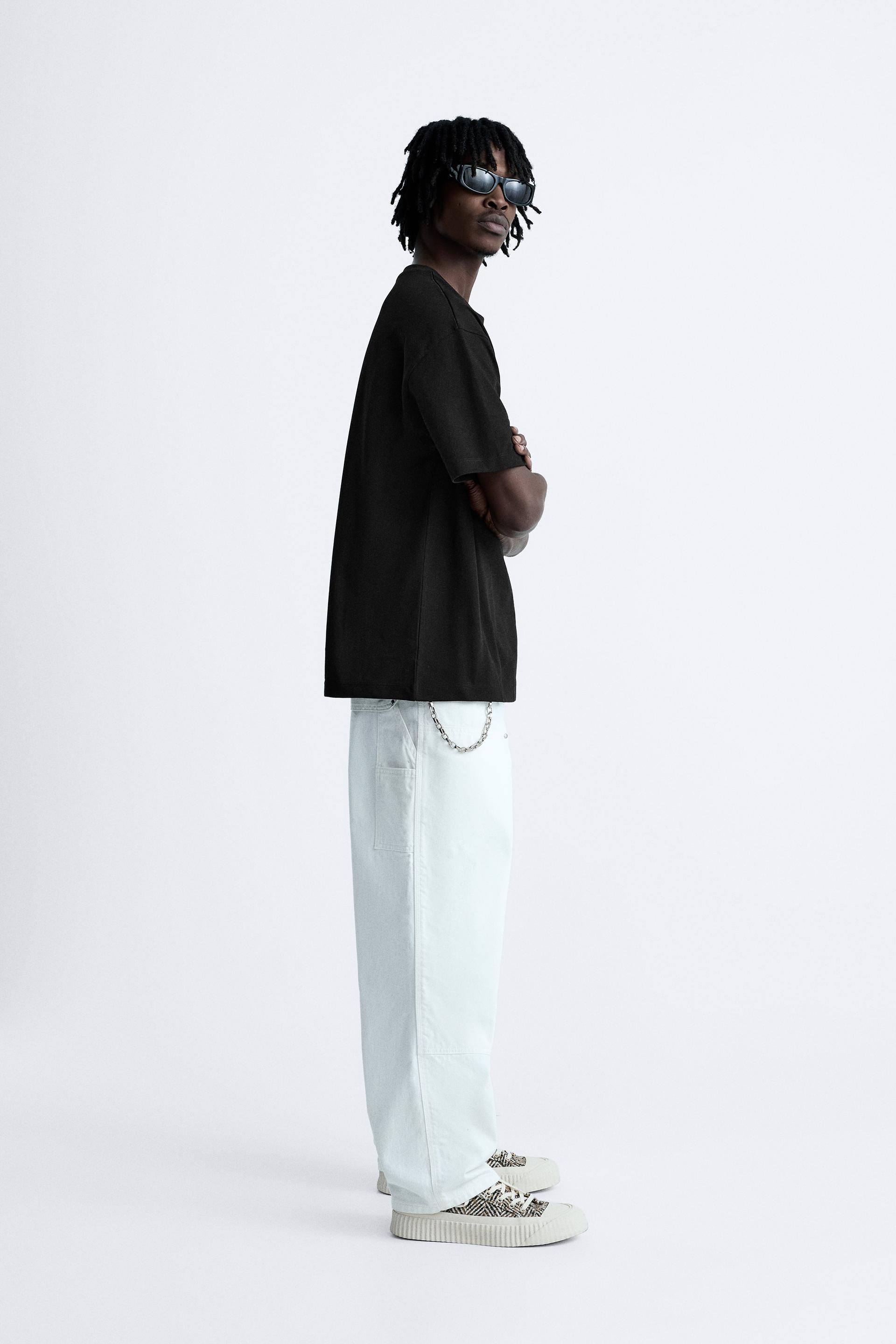 BLACK SWEATSHIRT HEAVYWEIGHT OVERSIZED T-SHIRT