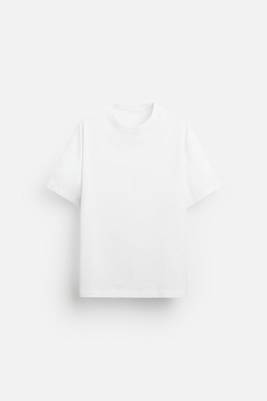 WHITE SWEATSHIRT HEAVYWEIGHT OVERSIZED T-SHIRT