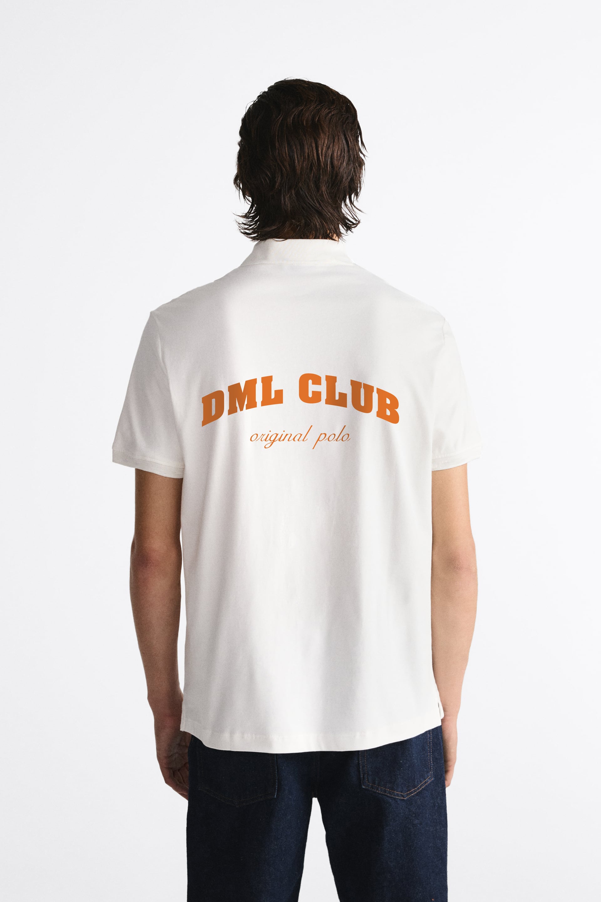 DML CLUB WHITE POLO SHIRT