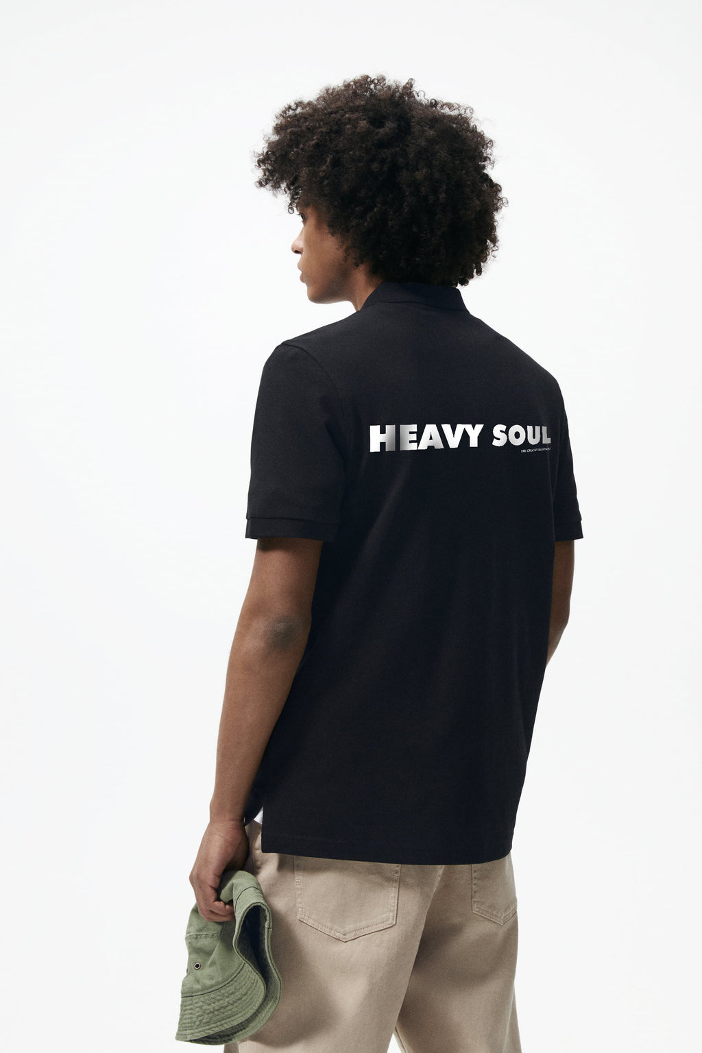 HEAVY SOUL BLACK POLO SHIRT