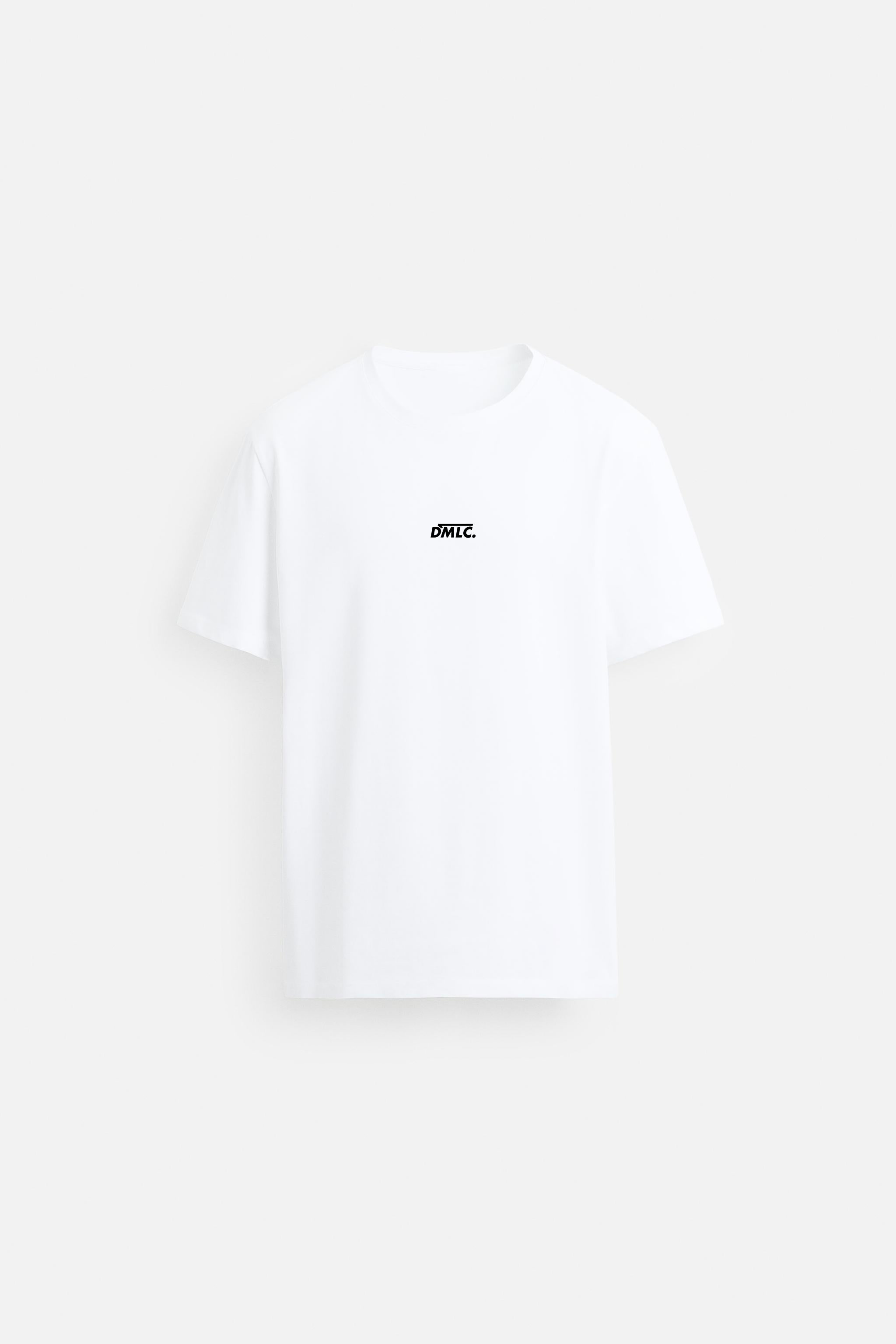 Dead Inside White Stretch Regular T-shirt