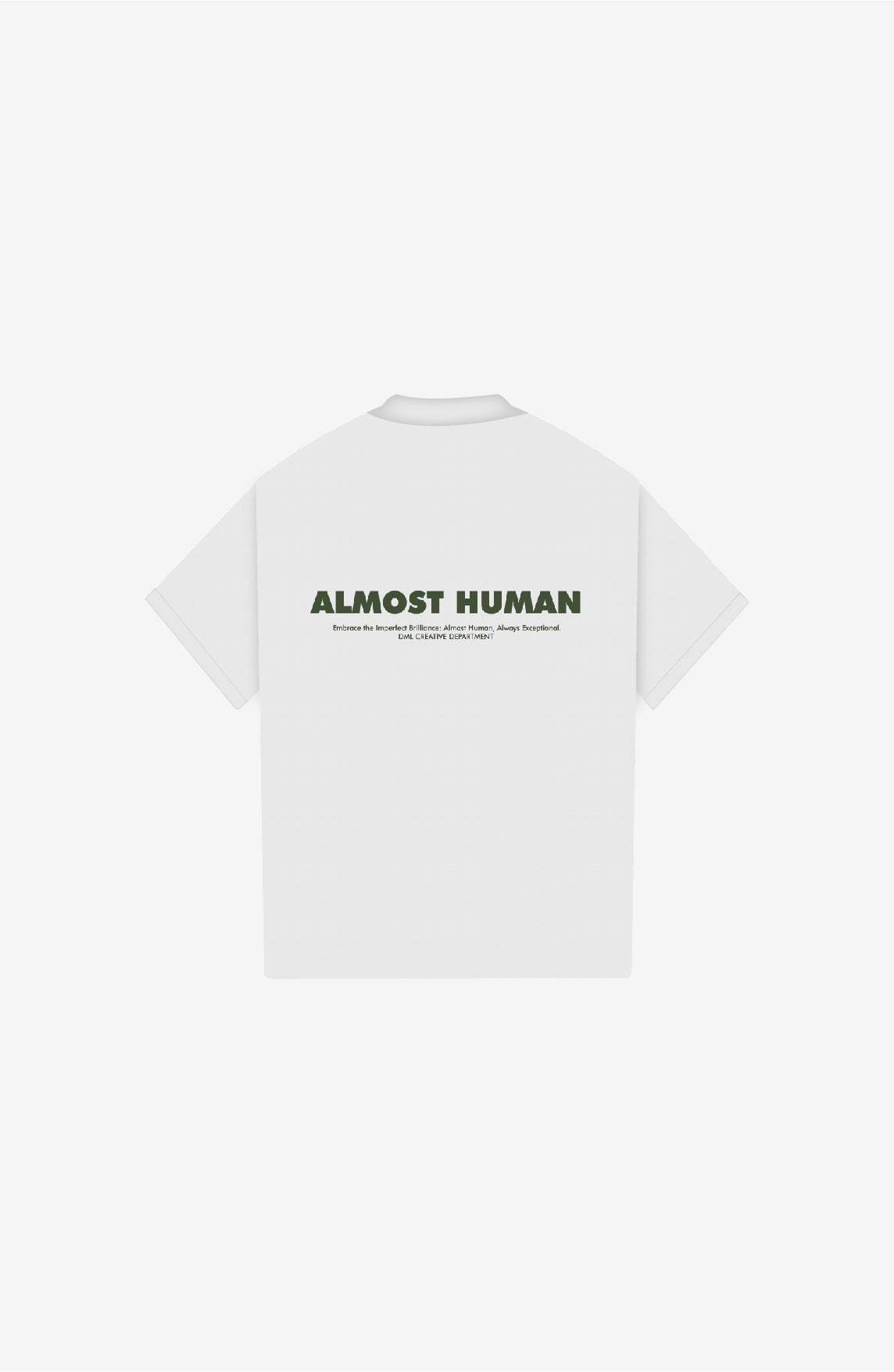 ALMOST HUMAN WHITE POLO SHIRT