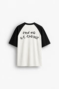 AT THE BAR RAGLAN OVERSIZED TSHIRT
