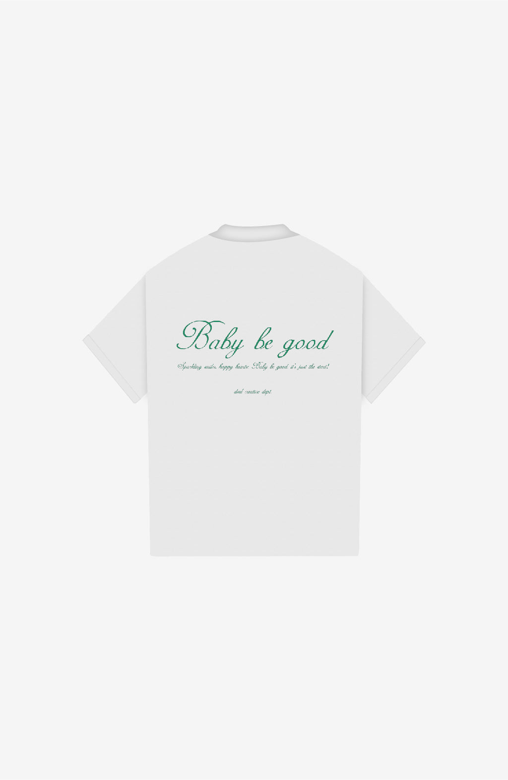 BABY BE GOOD WHITE POLO SHIRT