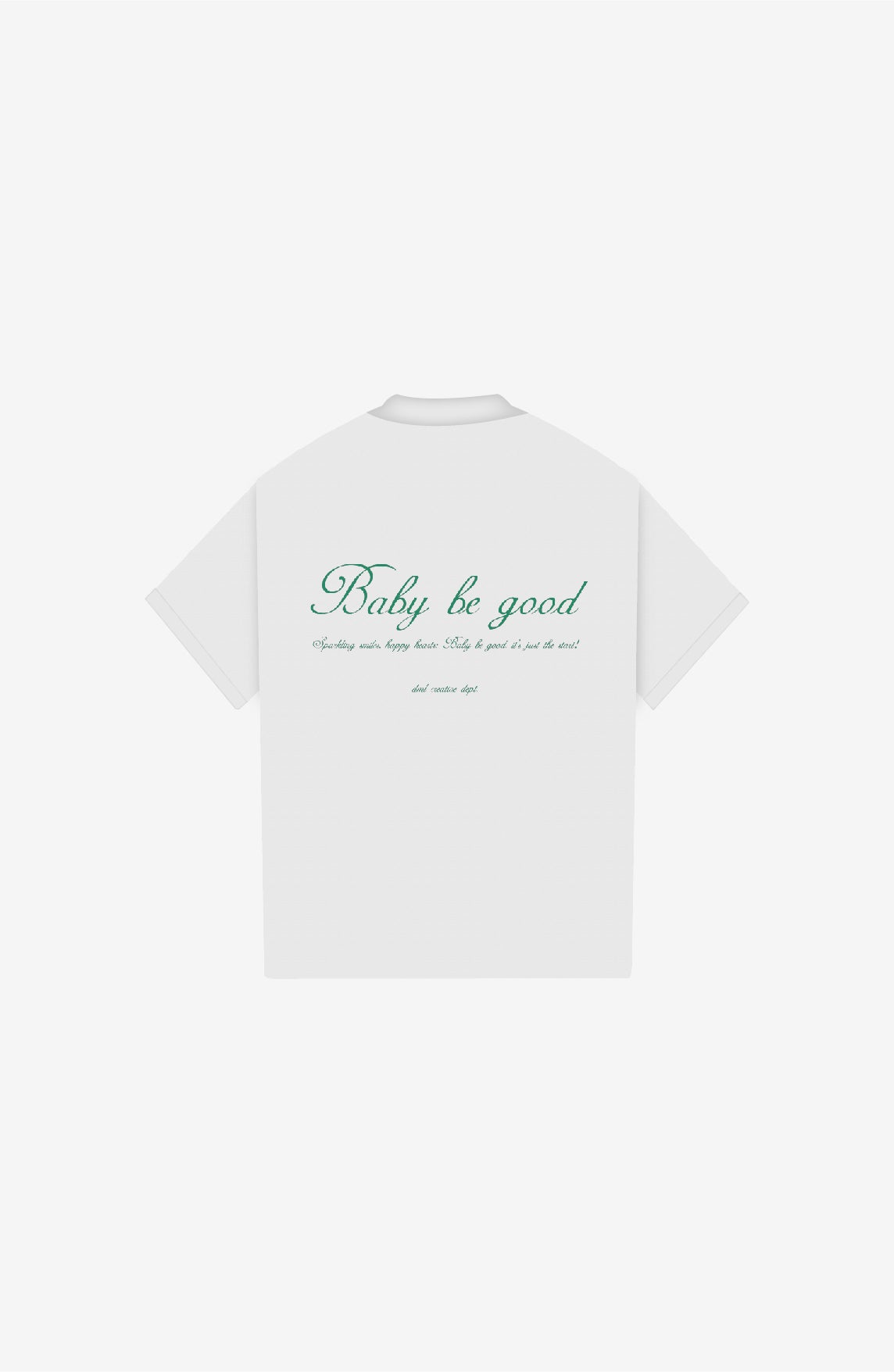 BABY BE GOOD WHITE POLO SHIRT