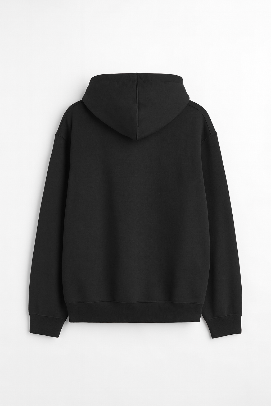 TOO CLOSE BLACK OVERSIZED HOODIE
