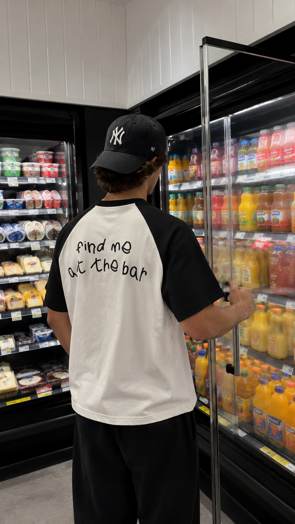 AT THE BAR RAGLAN OVERSIZED TSHIRT