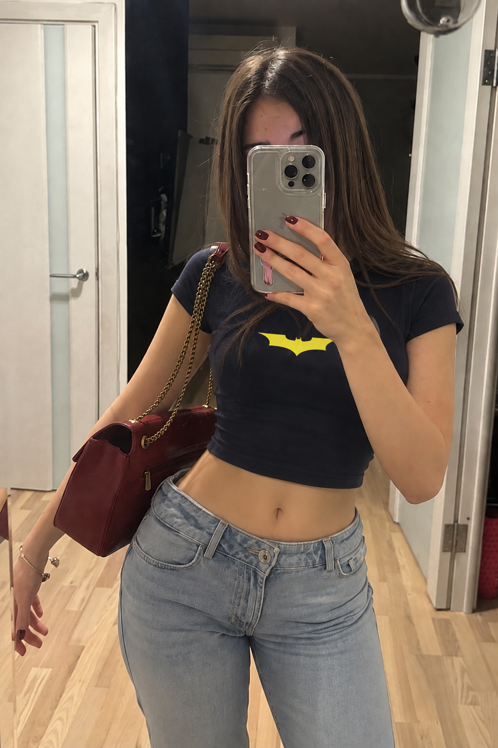 BATMAN BABY CROP TOP
