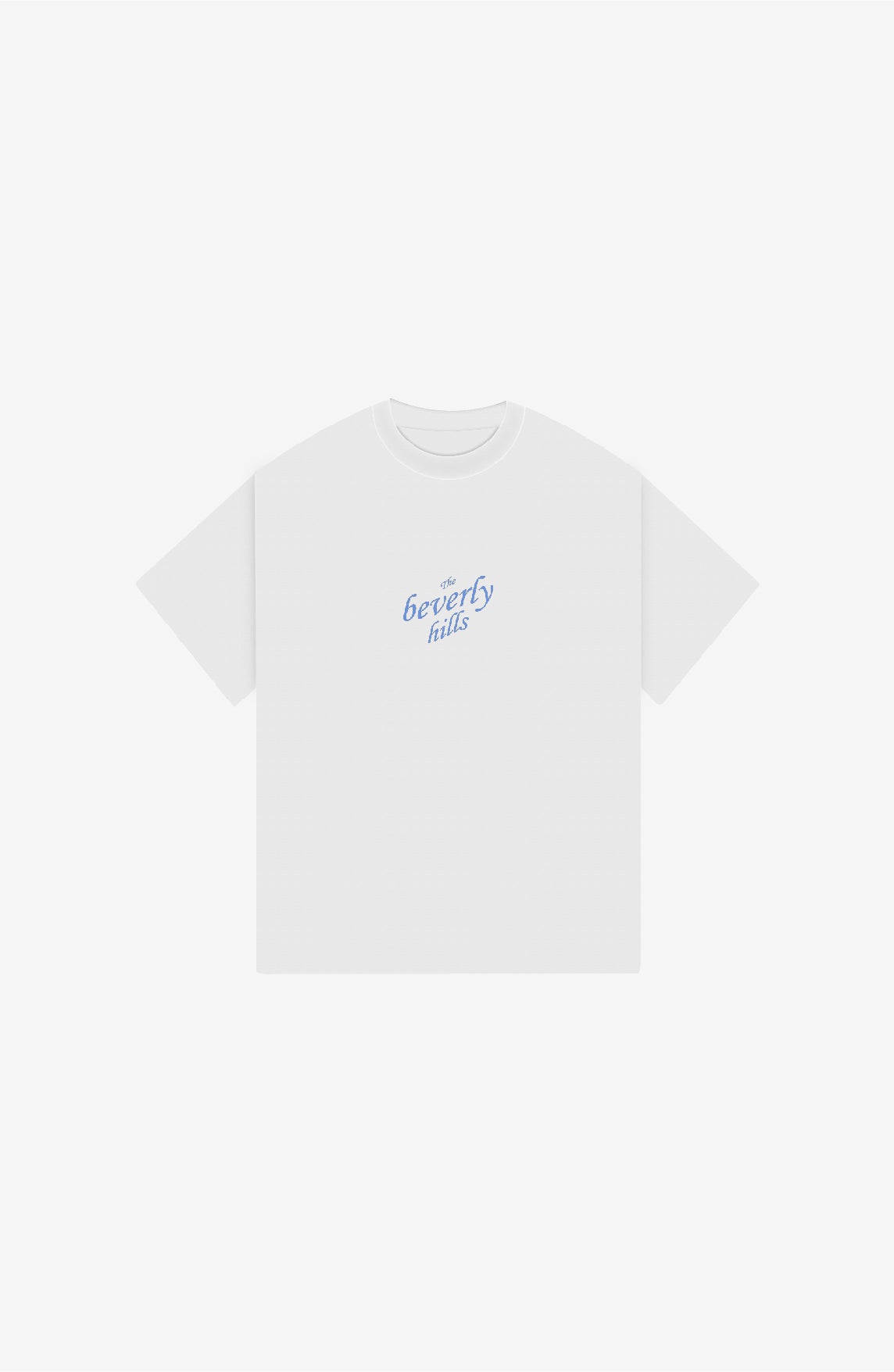 BEVERLY HILLS SPEEDWAY VINTAGE WHITE OVERSIZED T-SHIRT