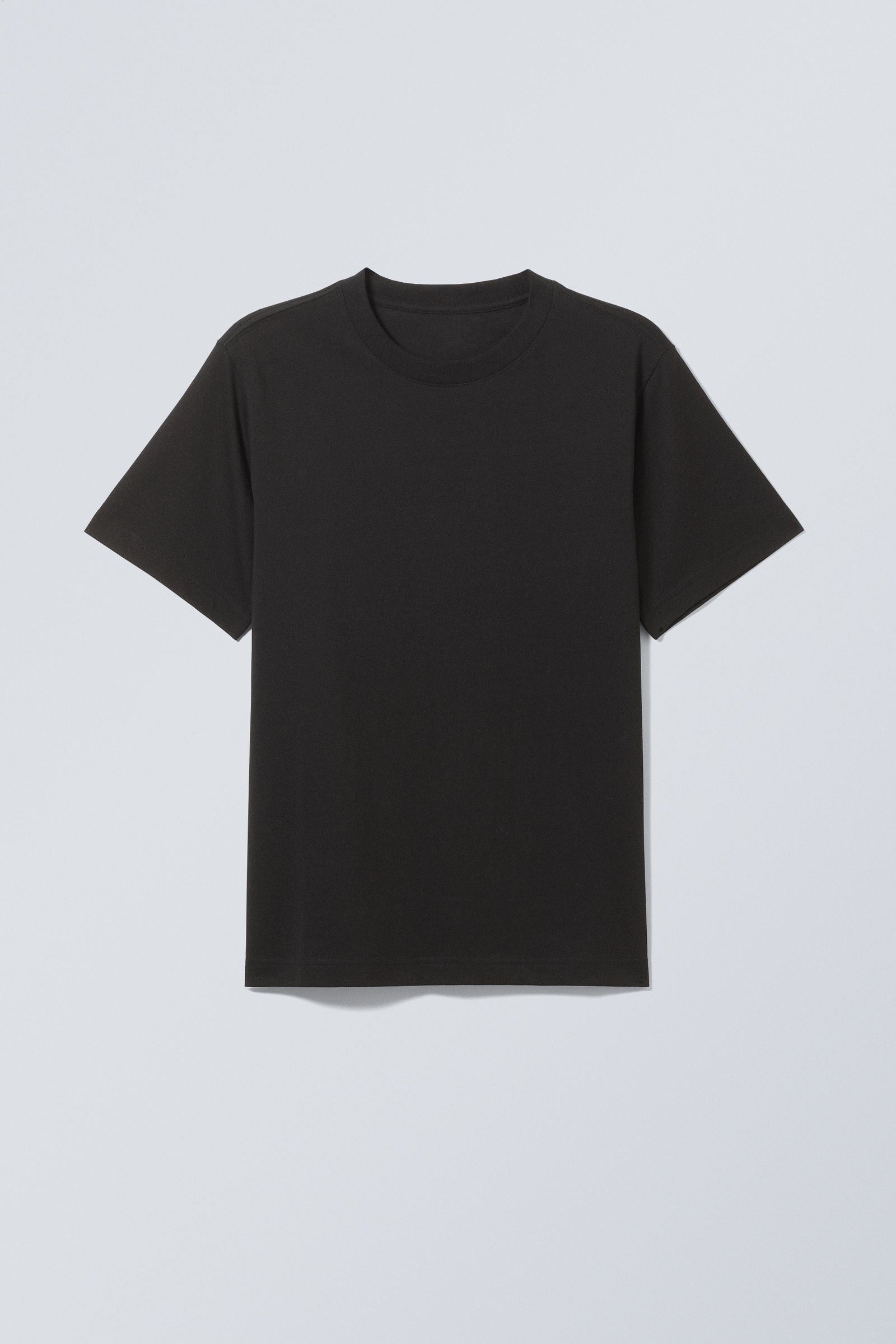 SUPRIMA COTTON BLACK REGULAR CLASSIC TSHIRT