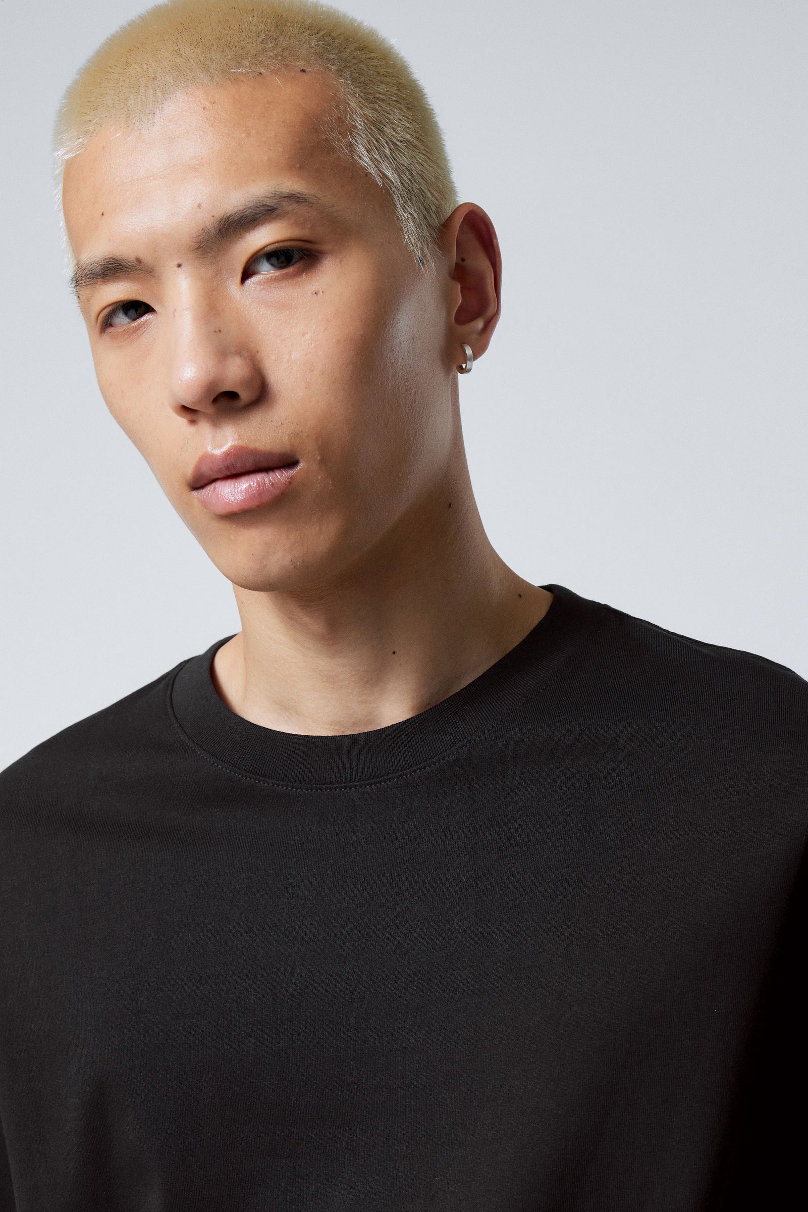 SUPRIMA COTTON BLACK REGULAR CLASSIC TSHIRT