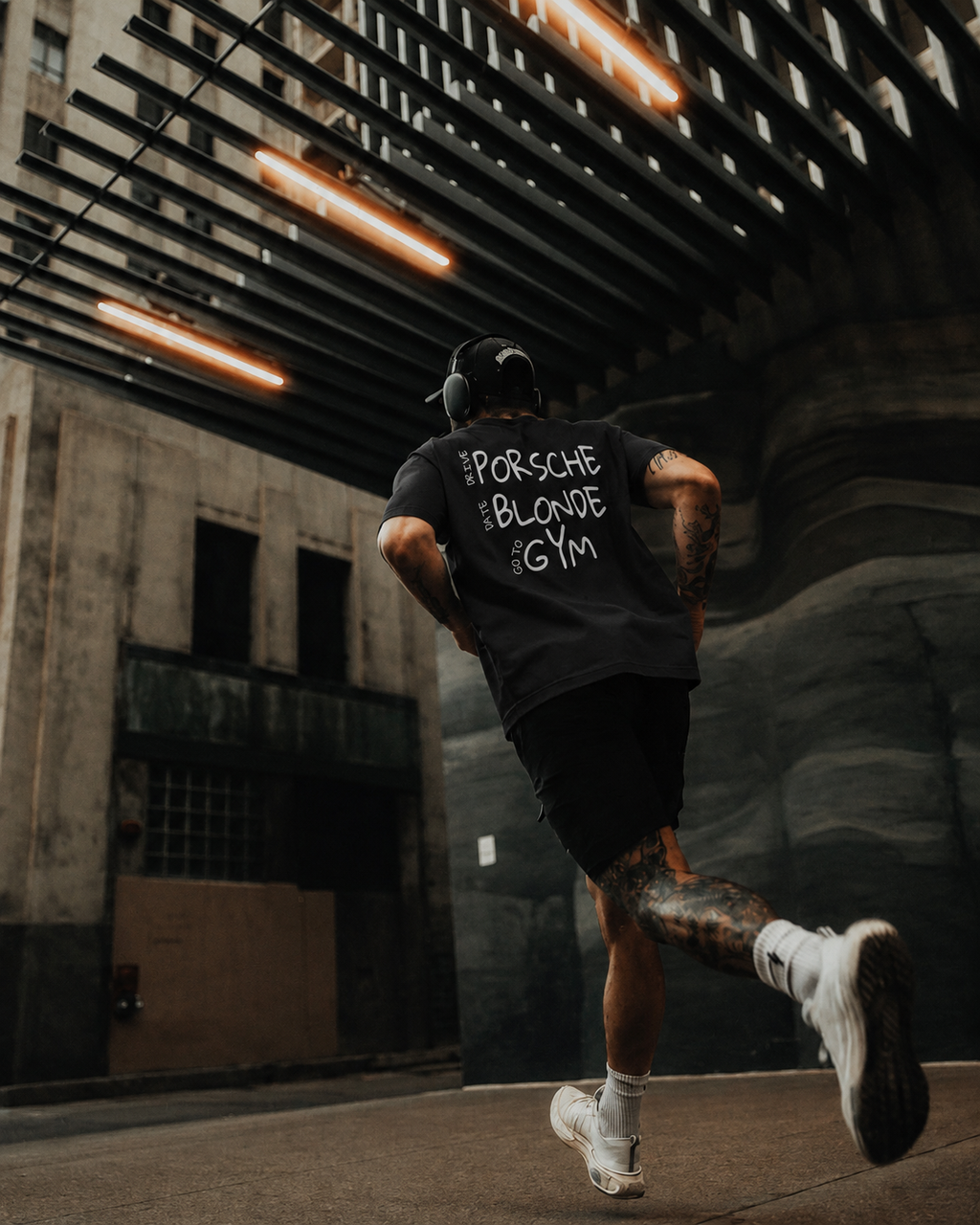 DRIVE PORSCHE ACTIVE TERRY OVERSIZED TSHIRT