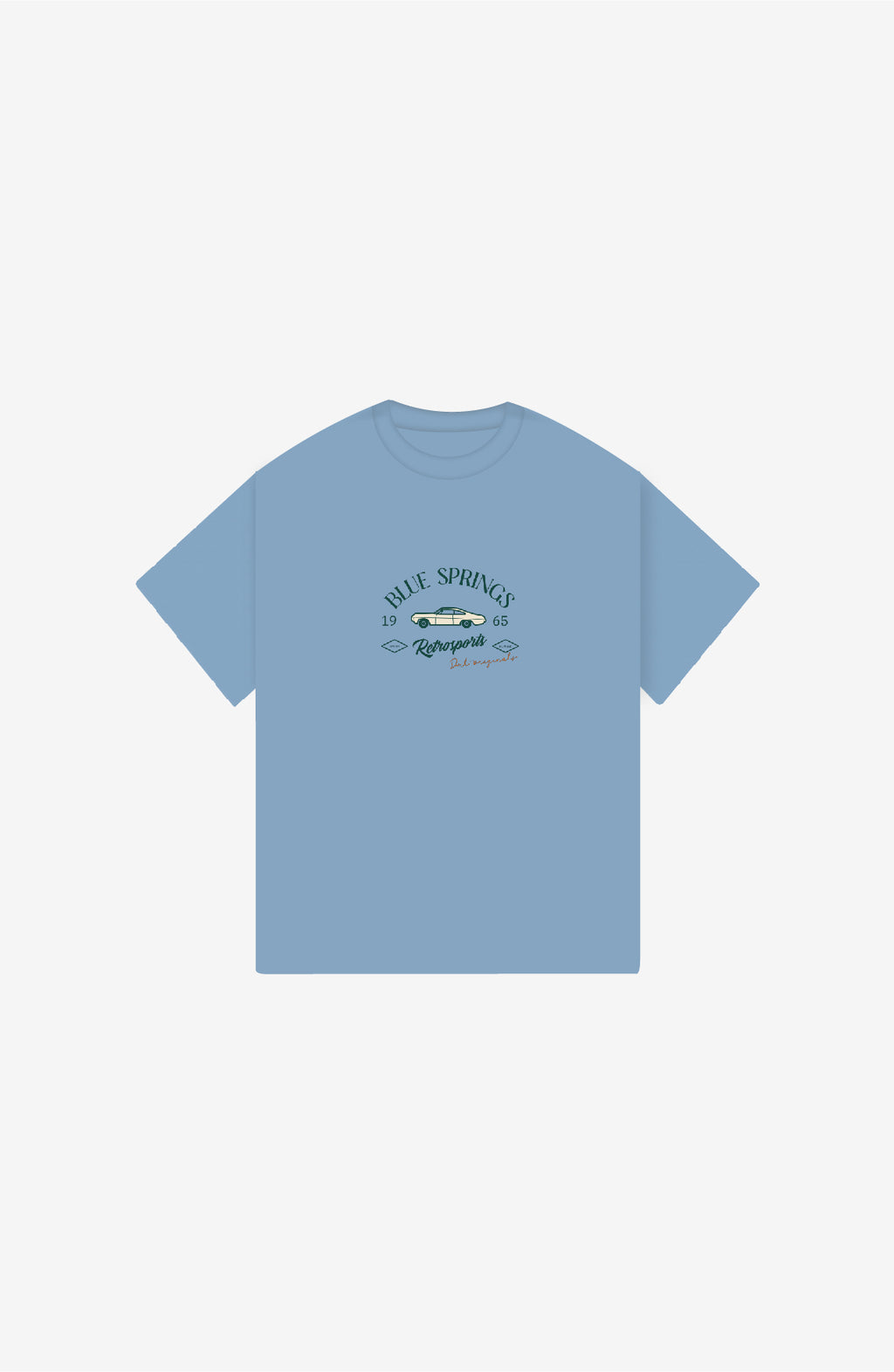 BLUE SPRINGS VINTAGE SKY OVERSIZED T-SHIRT