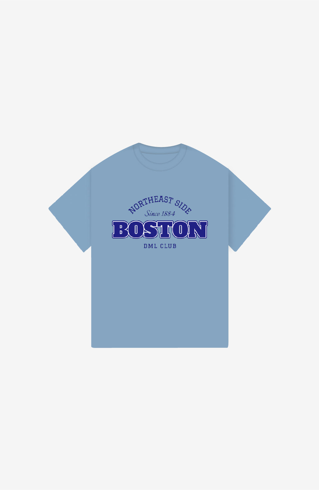 BOSTON JERSEY SKY OVERSIZED T-SHIRT