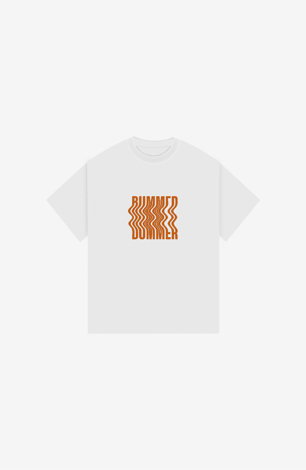 BUMMER WHITE OVERSIZE T-SHIRT