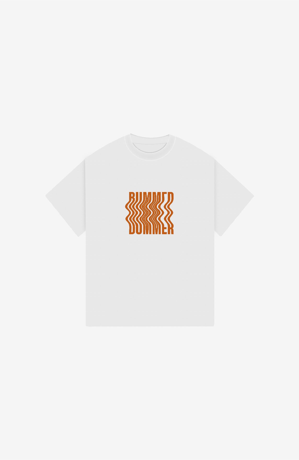 BUMMER WHITE OVERSIZE T-SHIRT