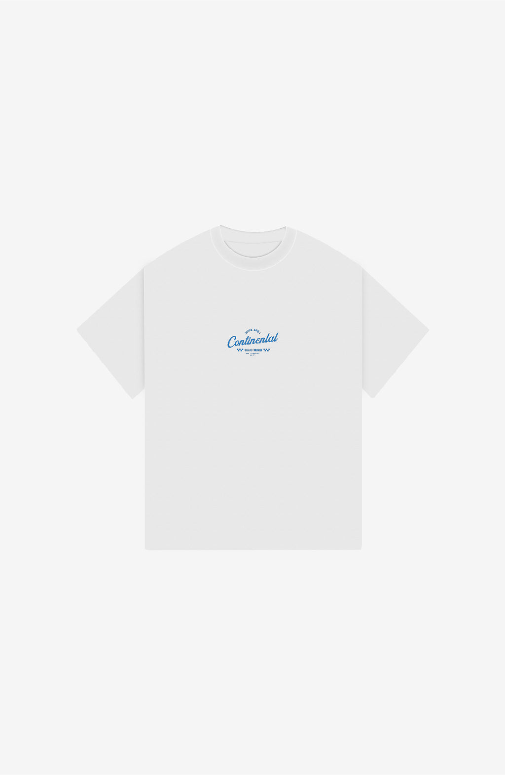 CONTINENTAL VINTAGE WHITE OVERSIZED T-SHIRT