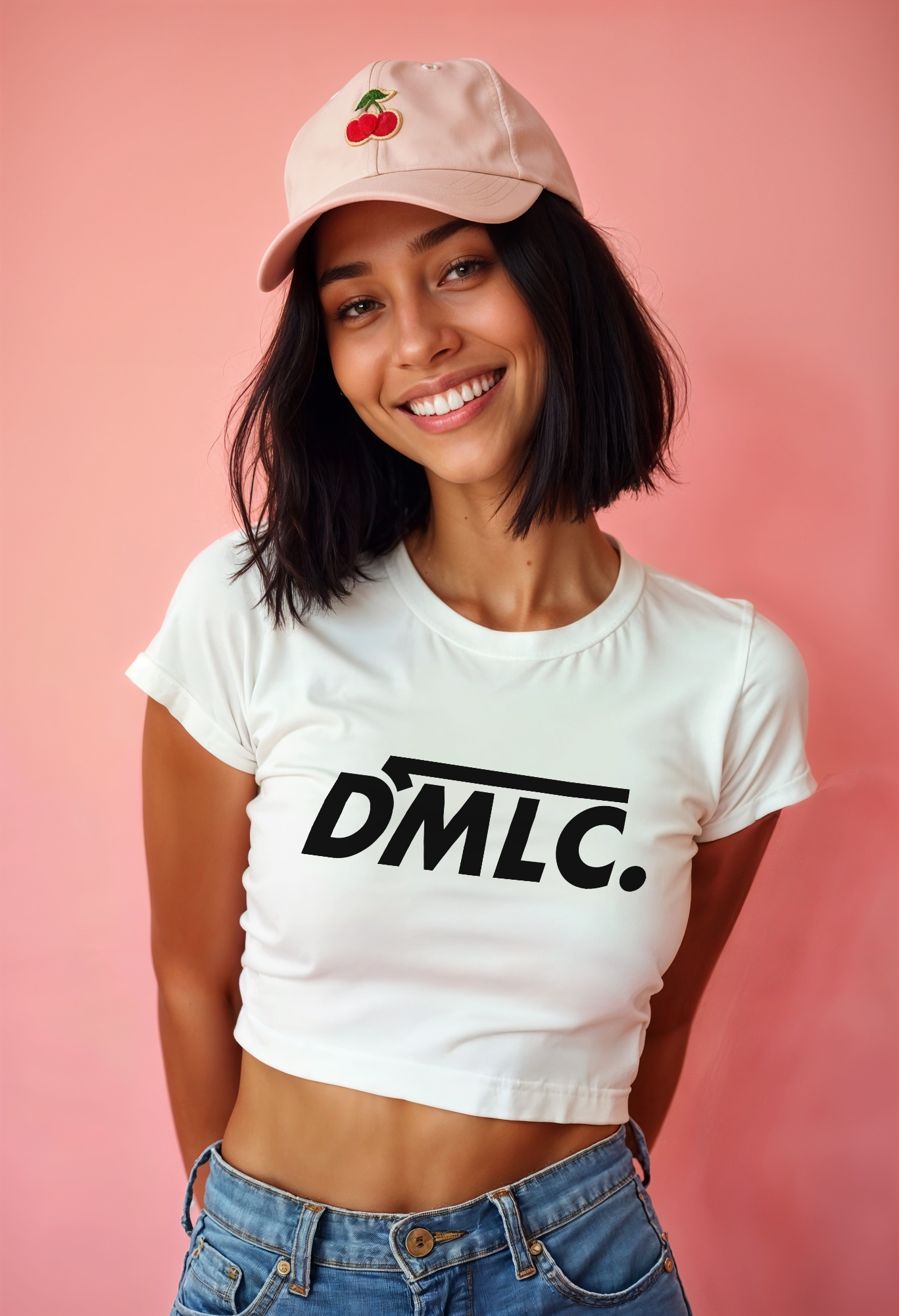 DMLC WHITE Baby Tee