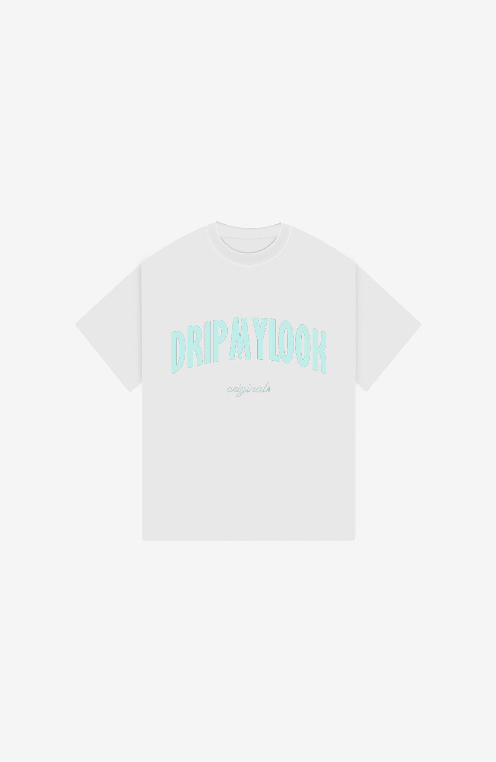 DML LIGHT WHITE OVERSIZED T-SHIRT
