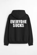 EVERYONE SUCKS BLACK OVERSIZED HOODIE