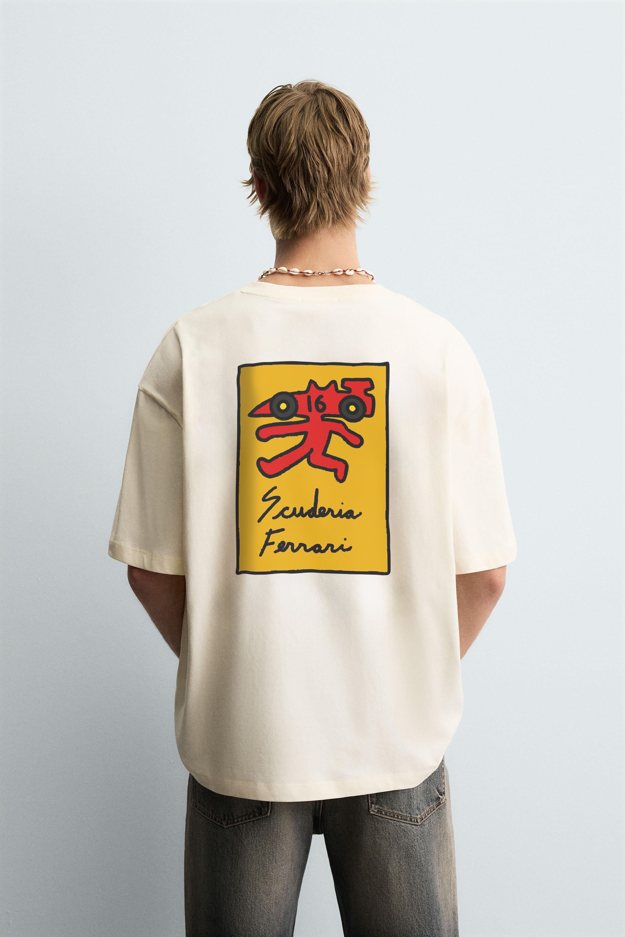 SCUDERIA FERRARI FORMULA 1 OVERSIZED T SHIRT