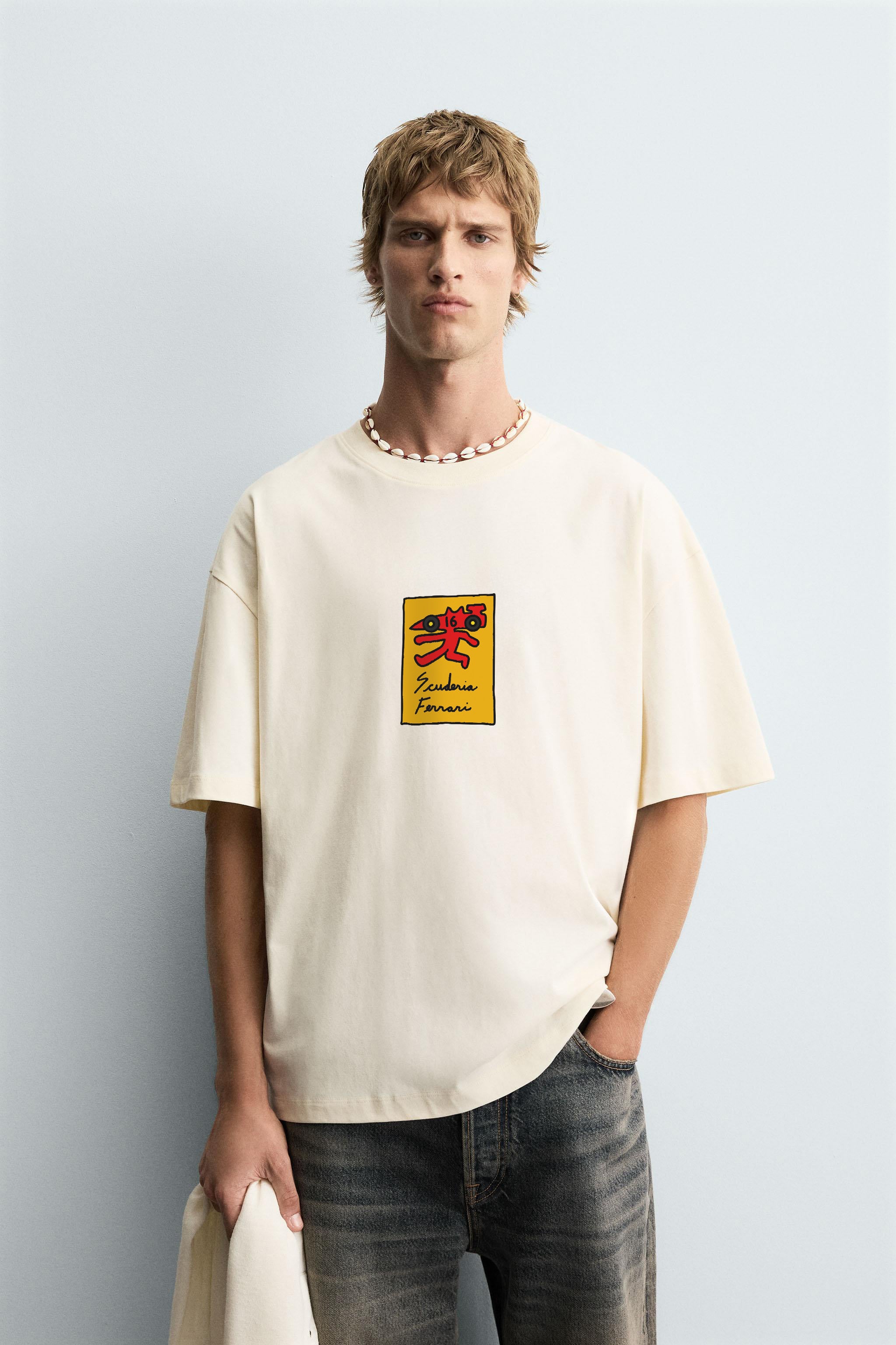 SCUDERIA FERRARI FORMULA 1 OVERSIZED T SHIRT