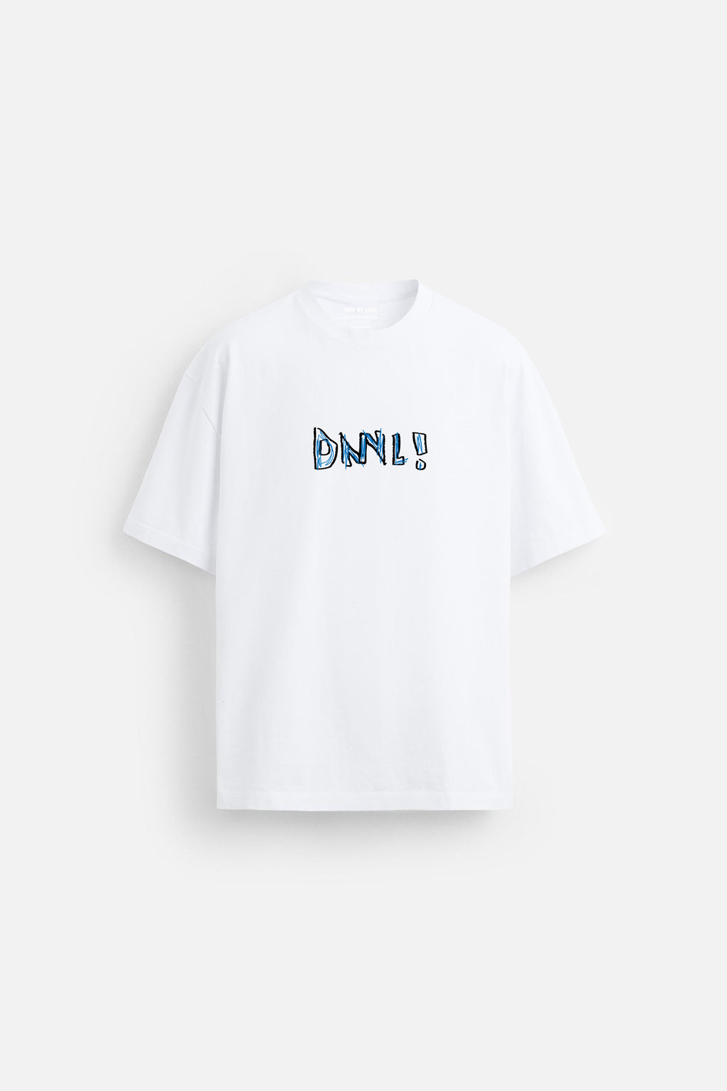 SATISFIED WHITE LOOSEFIT TSHIRT
