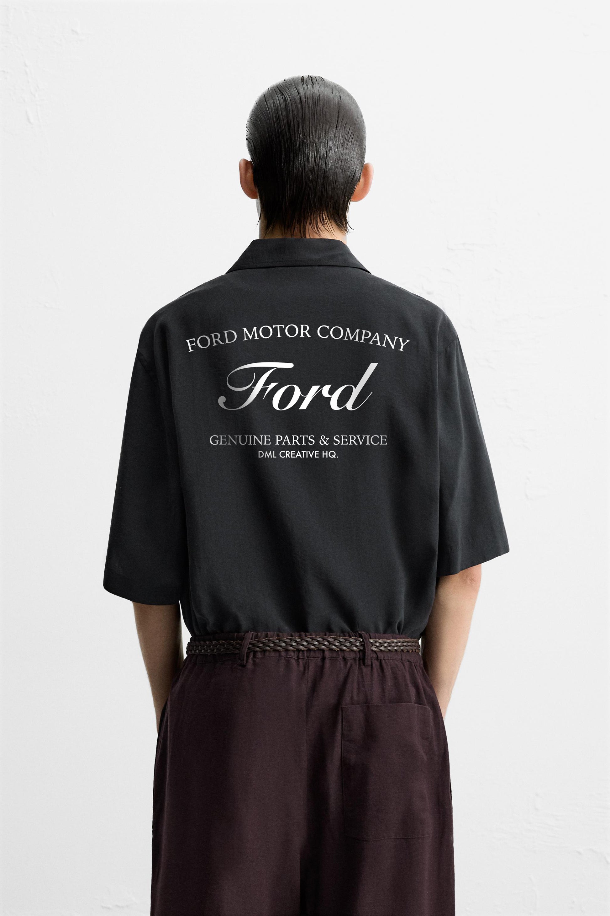FORD SERVICE RELAXED FIT FLOWING SHIRT