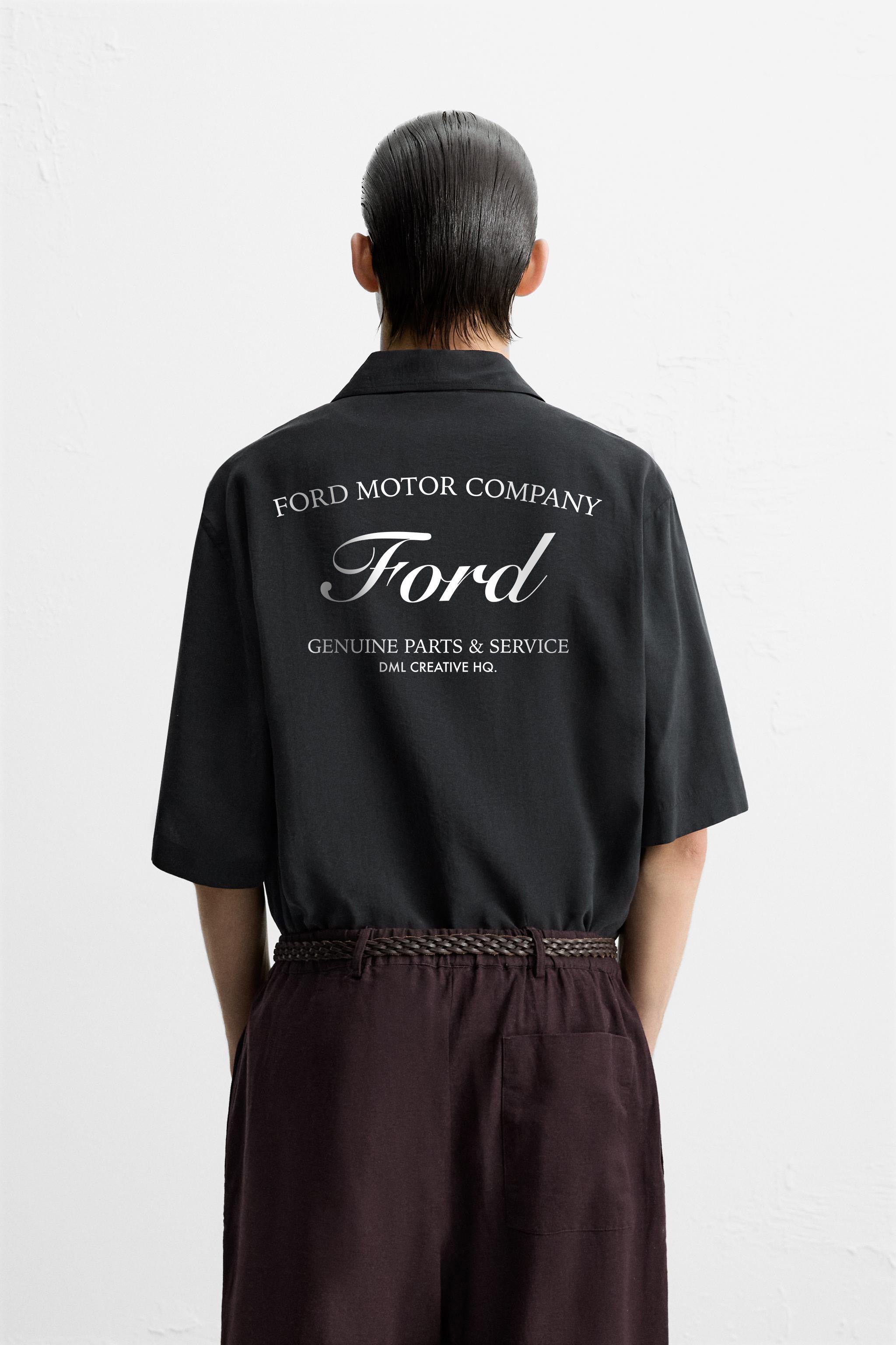 FORD SERVICE RELAXED FIT FLOWING SHIRT