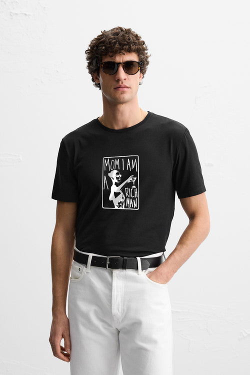 A Rich Man Stretch Regular T-shirt