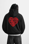 GOT DREAMS UNISEX BLACK OVERSIZED HOODIE