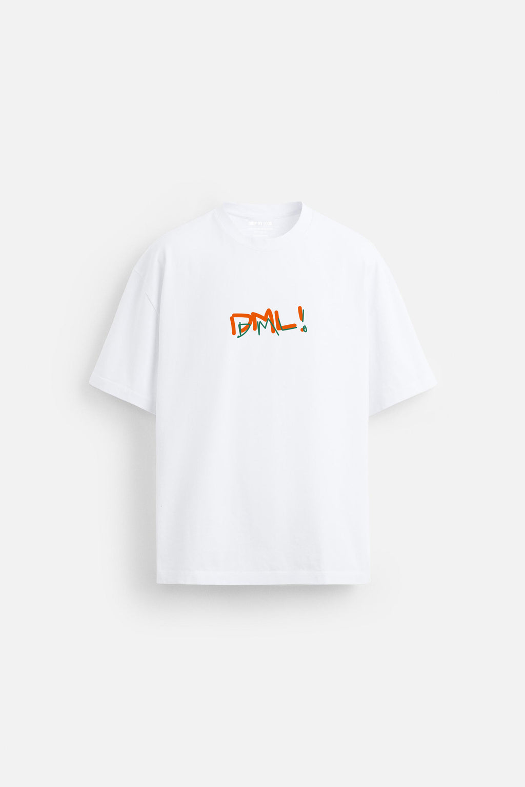 WHAT IF WHITE LOOSEFIT TSHIRT