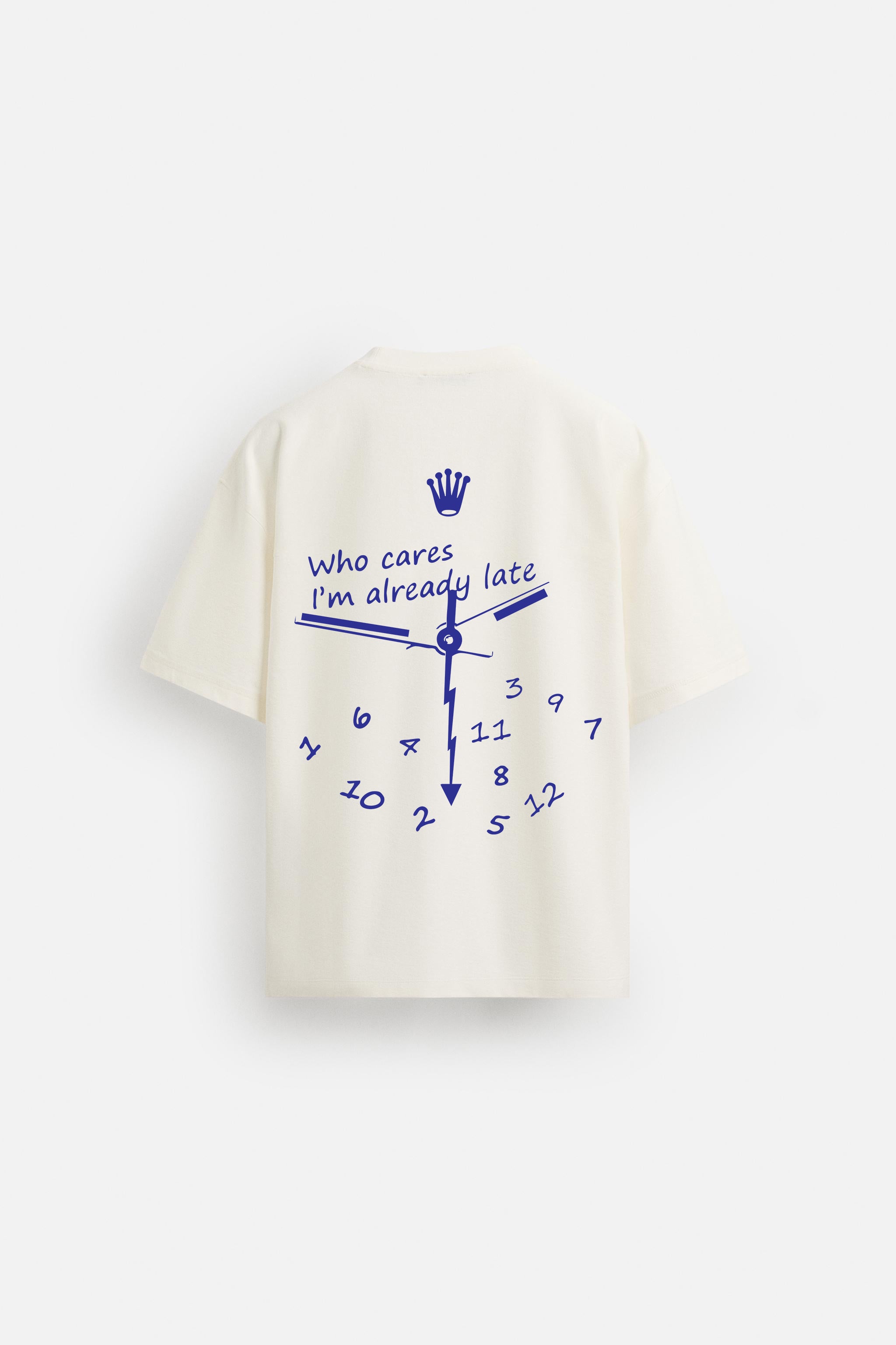 ALREADY LATE OVERSIZED TERRY TSHIRT
