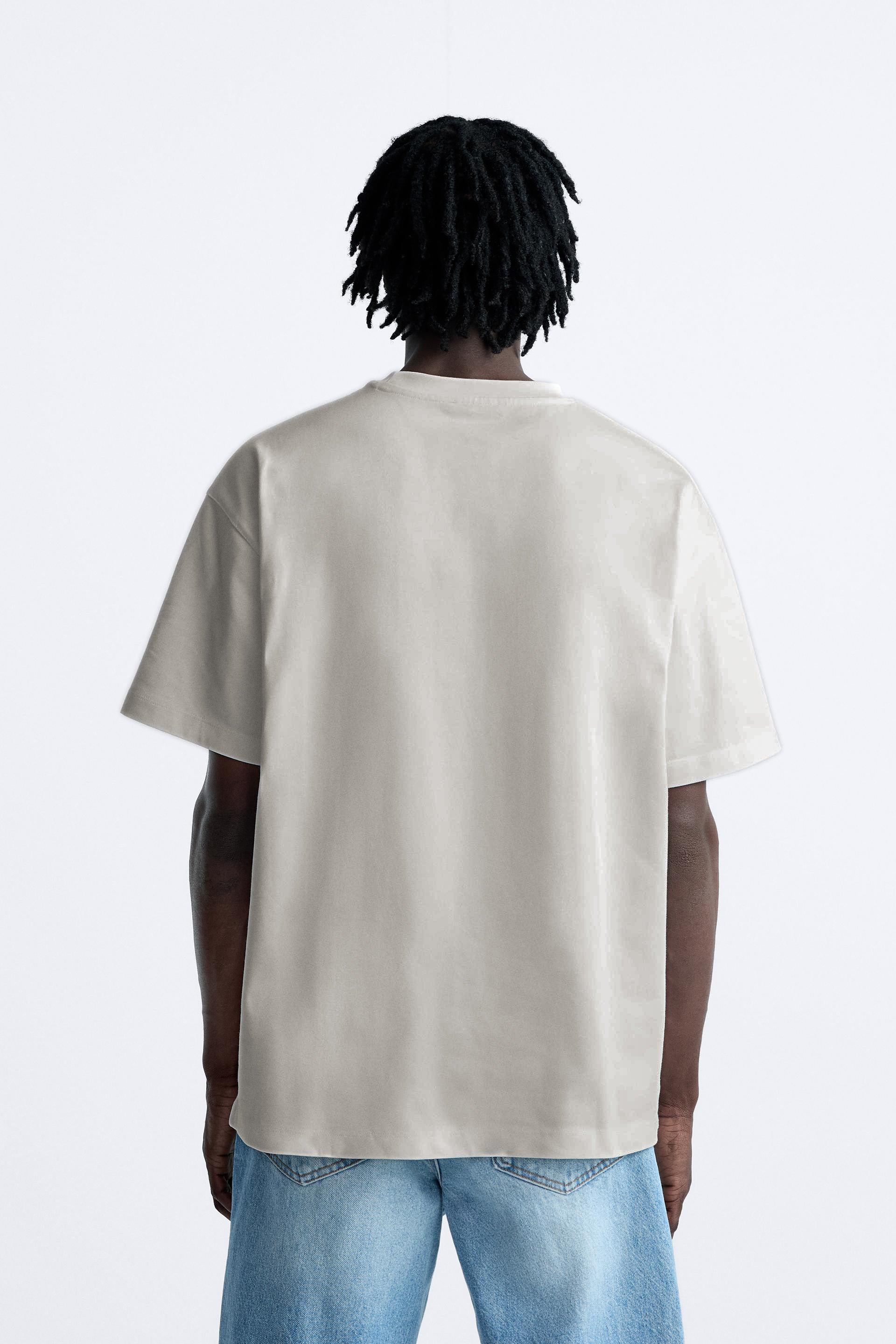STEEL GREY PREMIUM LOOP KNIT TERRY OVERSIZED T-SHIRT