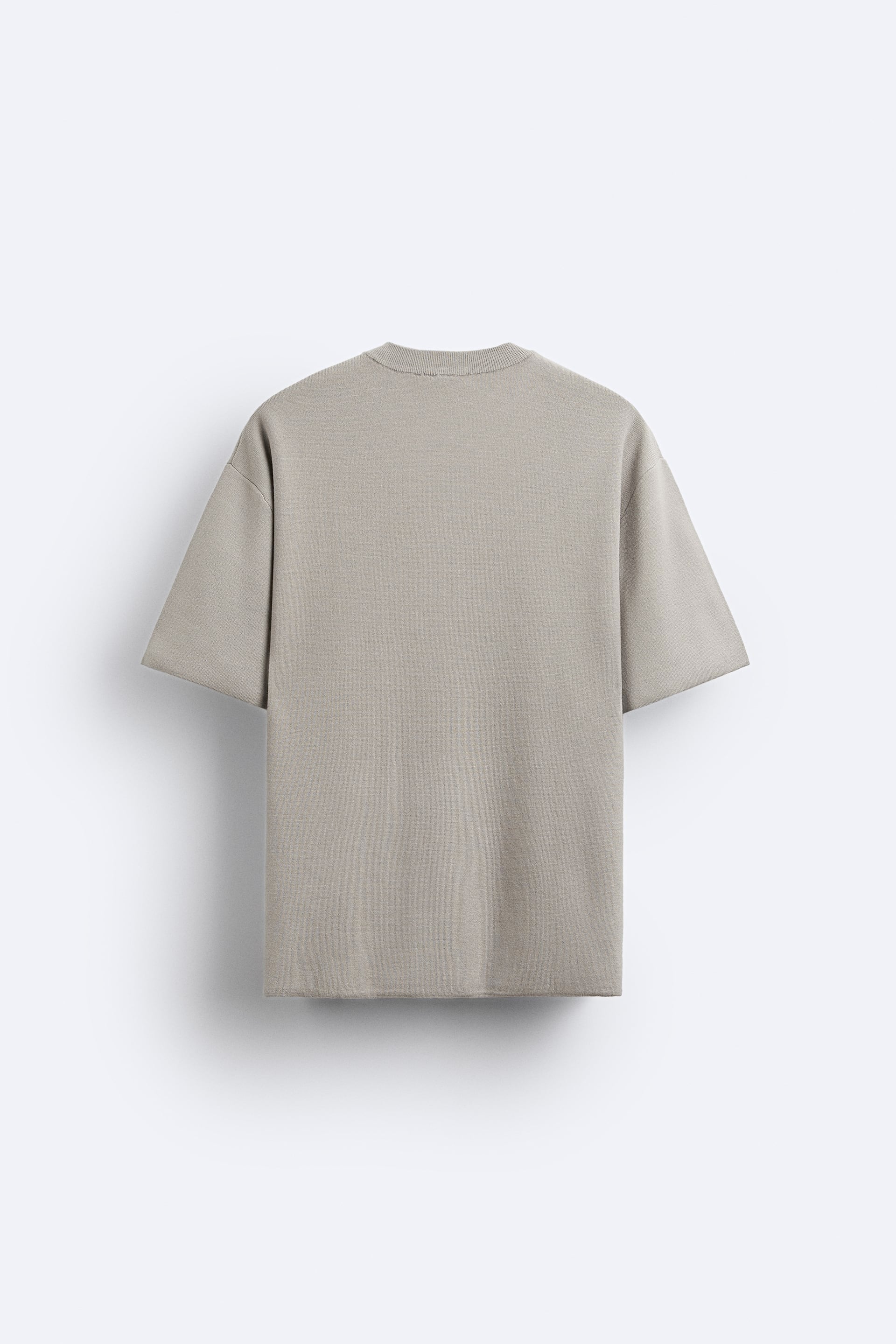 STEEL GREY PREMIUM LOOP KNIT TERRY OVERSIZED T-SHIRT