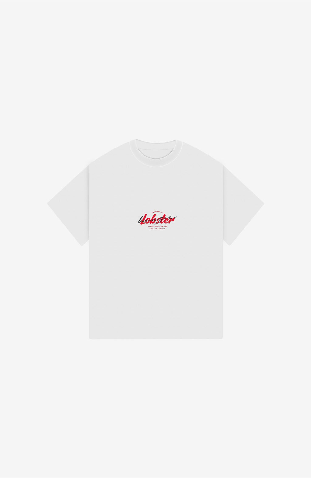 LOBSTER WHITE OVERSIZED T-SHIRT