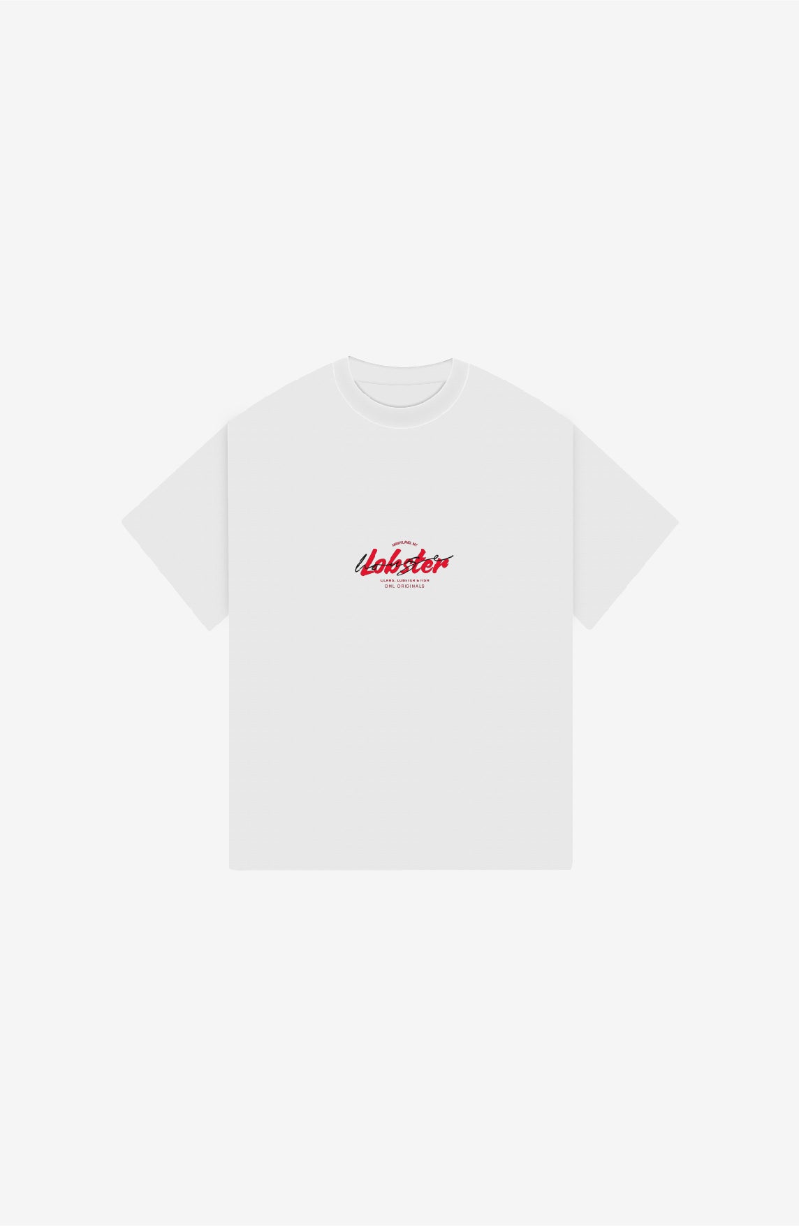 LOBSTER WHITE OVERSIZED T-SHIRT